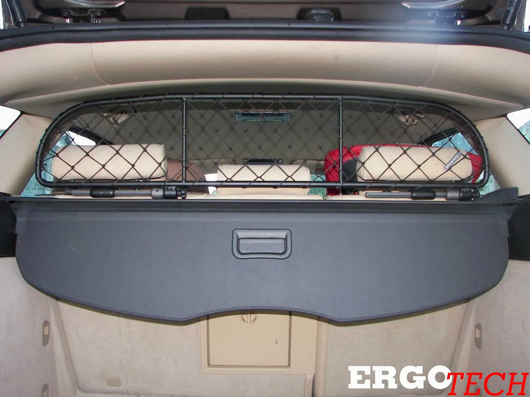 ERGOTECH Divisorio Griglia Rete Divisoria per Alfa Romeo 159, Trasporto Cani e Bagagli