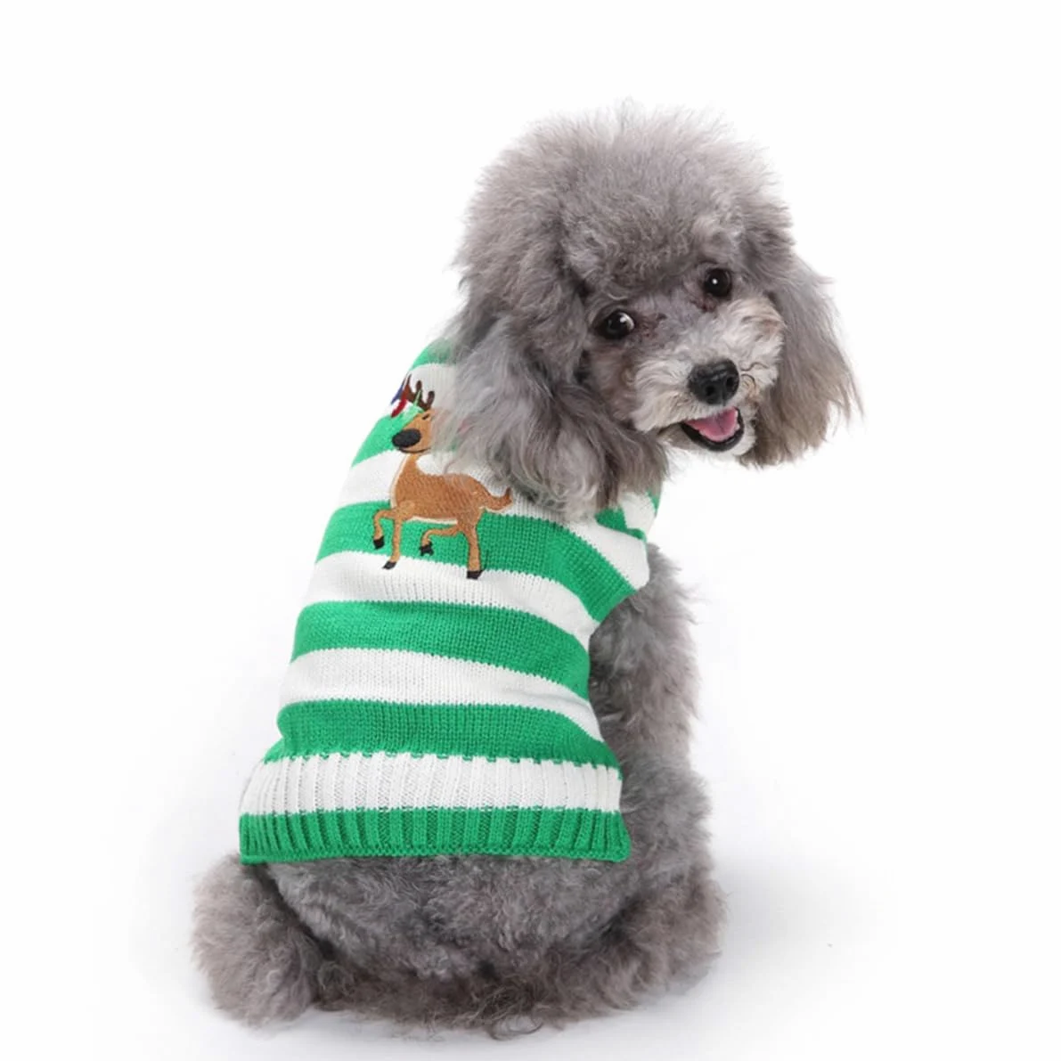 BESPORTBLE 3 Pz Abbigliamento per Cuccioli Maglioni per Cani per Costumi per Cani per Animali Domestici Vestiti per Cani di Natale Maglione Lavorato a Maglia per Cani di Natale Cane