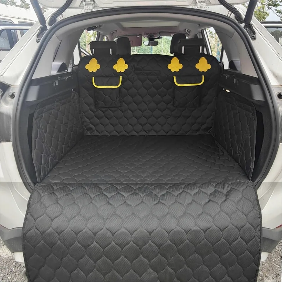 Auto Pelle Tappetini Bagagliaio per Fiesta VII VIII, Telo Auto per Cani Tessuto Oxford Antistrappo e Impermeabile Protezione Antiscivolo