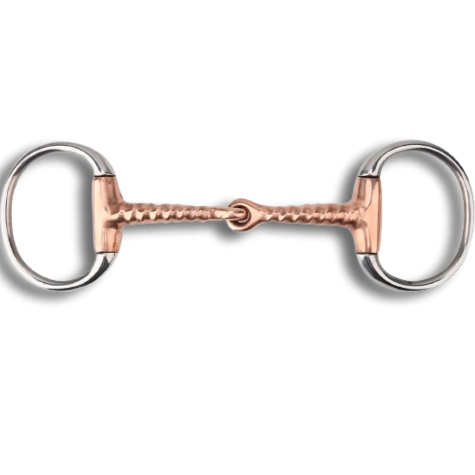 Filetto, Cavallo da Masticare Cavallo Equino Equitazione Inglese Filetto a Doppio Snodo in Ottone Morso per Cavallo per Forniture Equestri