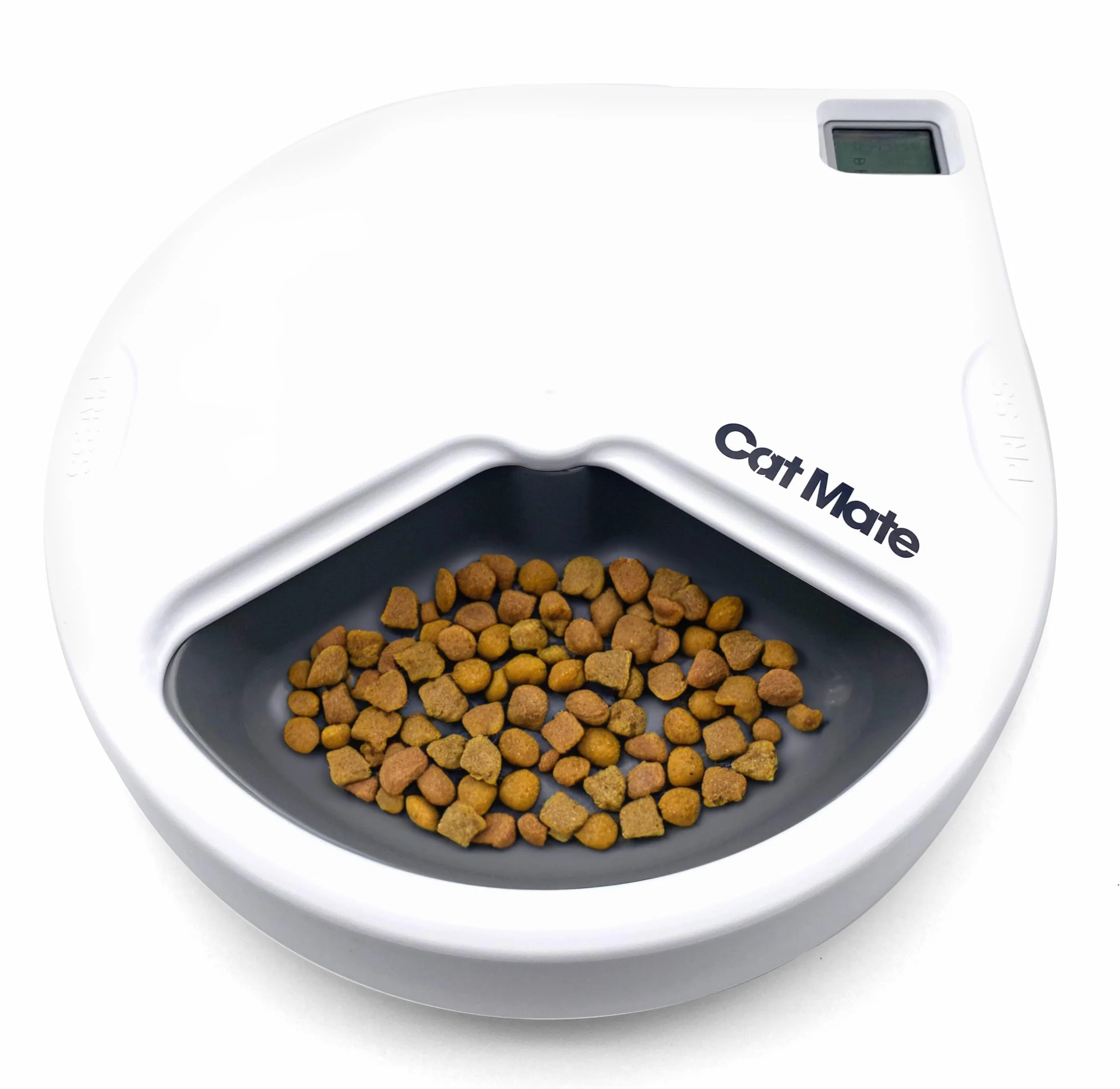 Cat Mate C300 Ciotola per dosaggio Automatico dei 3 pasti, con Timer Digitale, per Gatti e Cani di Piccola Taglia