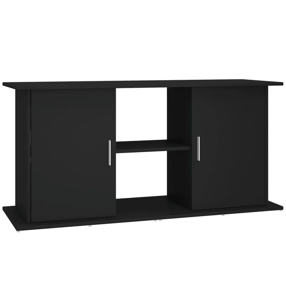 vidaXL Supporto per Acquario 121x41x58 cm in Legno Multistrato Nero