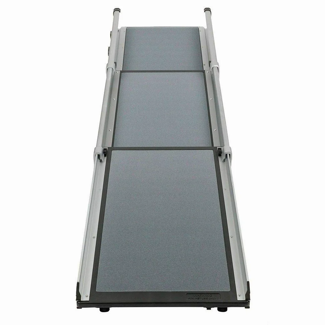 PetSafe Rampa telescopica compatta per cani Happy Ride - Adatto per auto, veicoli di grandi dimensioni e 4x4 - Robusto telaio in alluminio e leggero che supporta i tuoi animali domestici fino a 136 kg