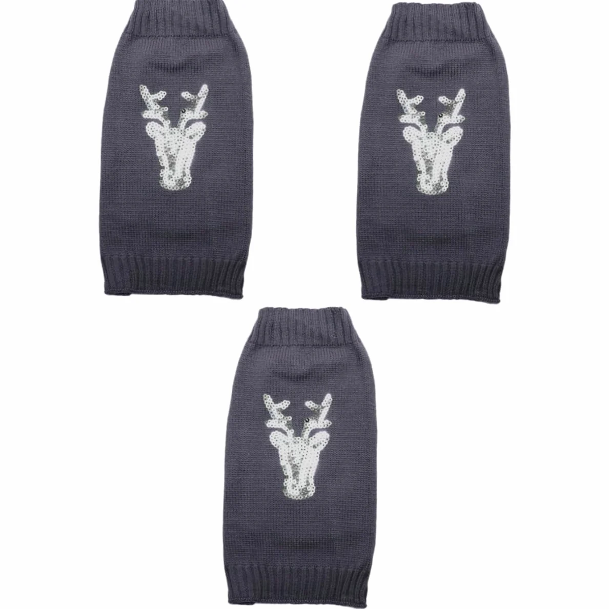 BESPORTBLE 3 Pz Costume da Cucciolo Panno di Gatto di Natale Vestiti per Cani Maglioncini Cane Maglioni Cane Indumento Caldo per Animali Domestici Vestiti Invernali per Animali Domestici