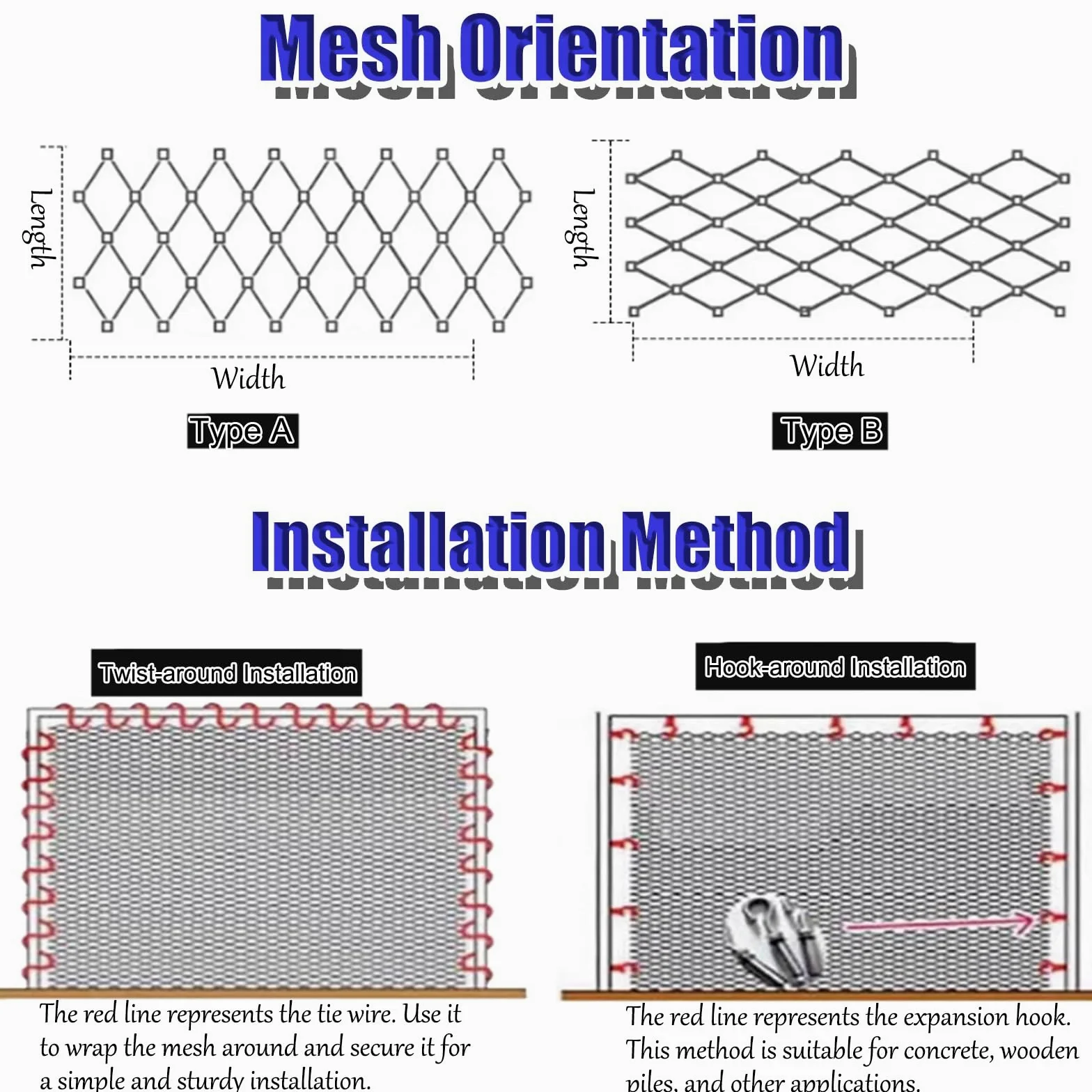 Rete di sicurezza flessibile in metallo resistente, griglia di sicurezza multiuso, per balconi e scale, 6 x 0,7 m, pannello di protezione per animali domestici e bambini, soluzione di sicurezza