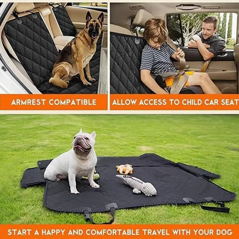 Telo Auto Cani Sedile per Cadillac Escalade GMTK2XL 2014-2020,Antiscivolo Resistente all'Acqua AntiGraffio Antistrappo Viaggiare Protezione Accessori
