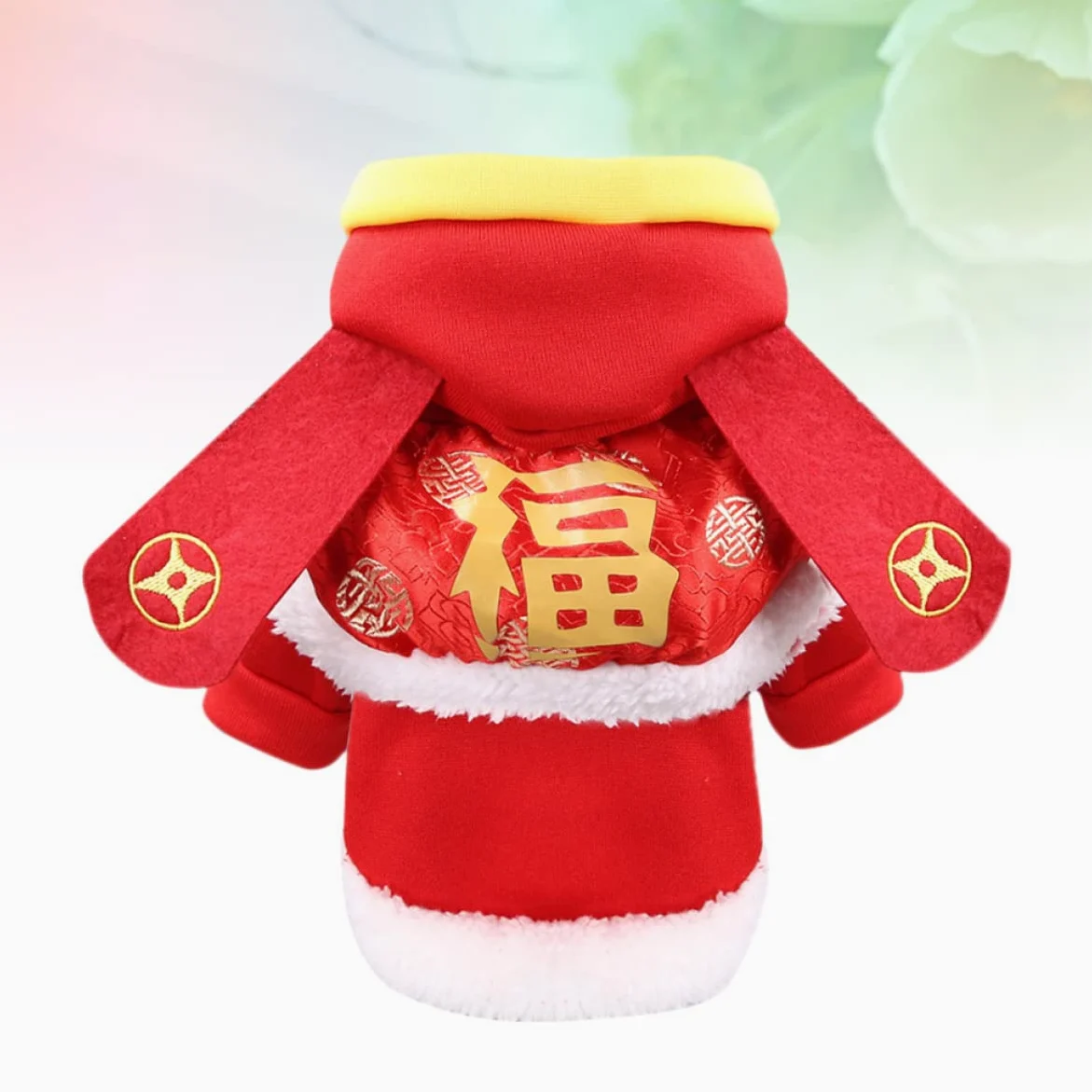 FRCOLOR 3 Pz Abbigliamento Invernale Vestiti Cappotti Per Cani Per L'inverno Costume Da Compagnia Di Capodanno Costume Capodanno Cinese Per Cani Creativo Cane Cappotto Invernale Cucciolo