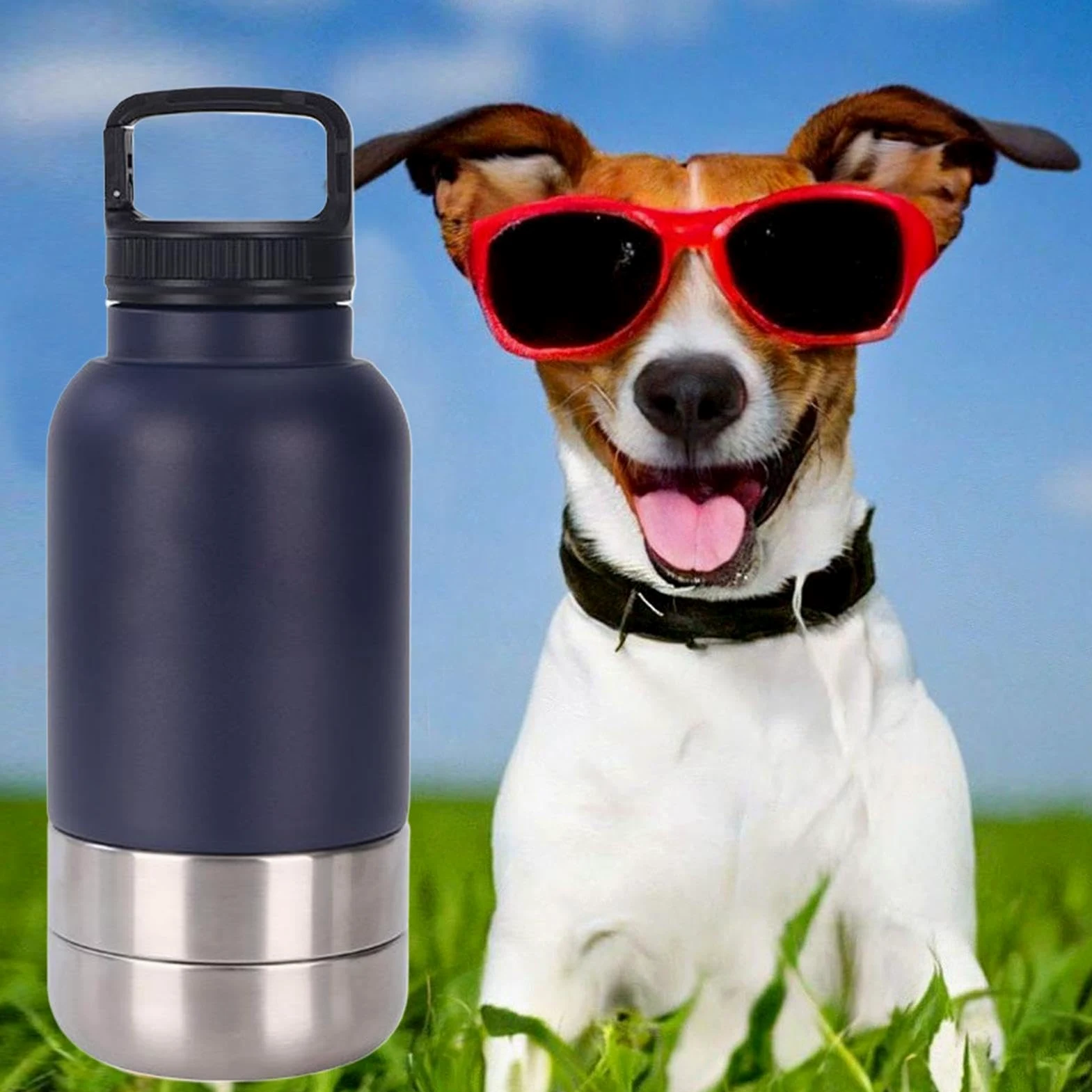 Borraccia Per Cani Dispenser D'Acqua Portatile Da 1,52 L Per Cani | Borraccia Cuccioli Con Da Outdoor Campeggio Escursionismo Picnic Passeggiate Viaggio Appartamento Dormitorio