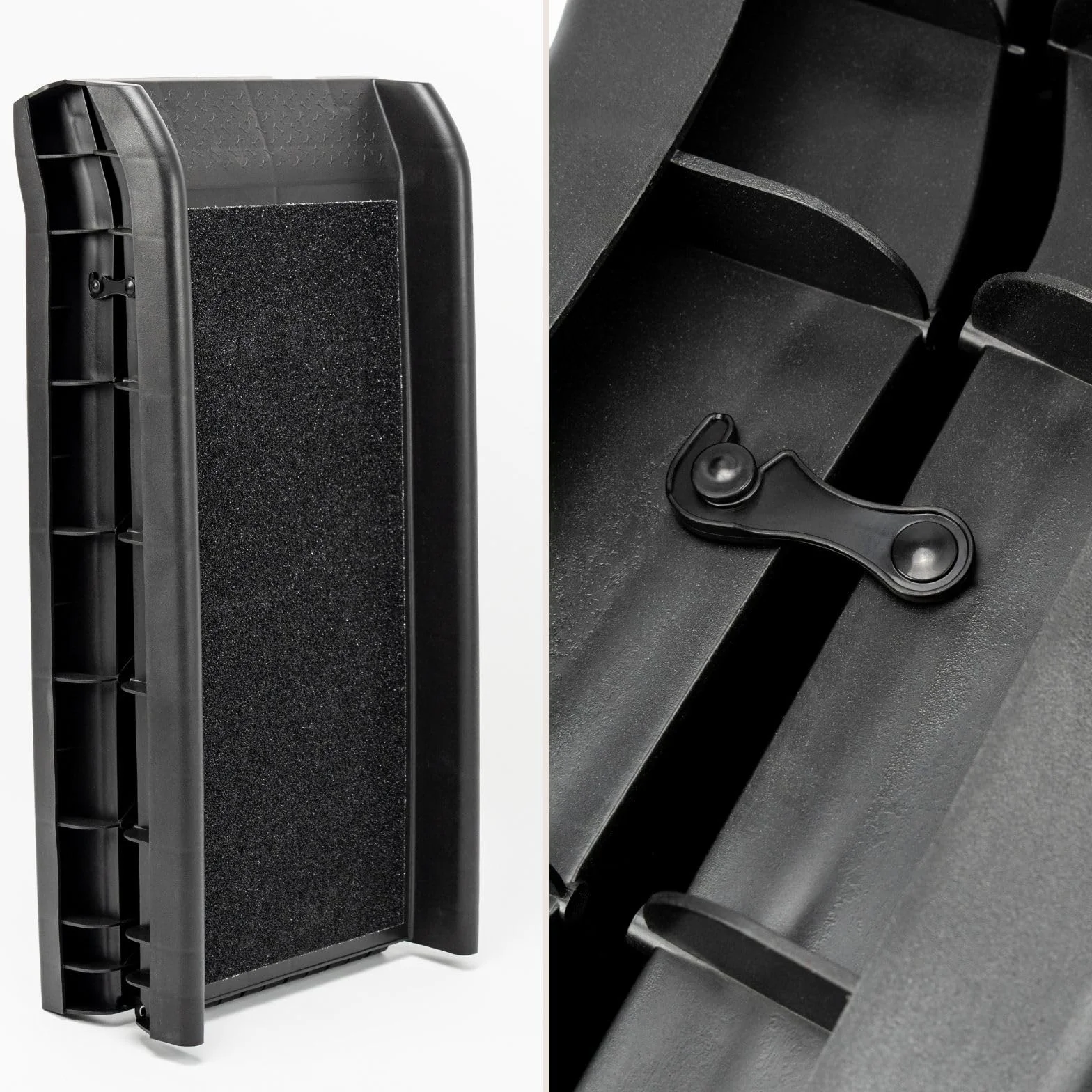 lionto Rampa per Cani Gradini per Cani Rampa per Auto Rampa per Bagagliaio per Animali domestici robusta 156x40 cm Nero