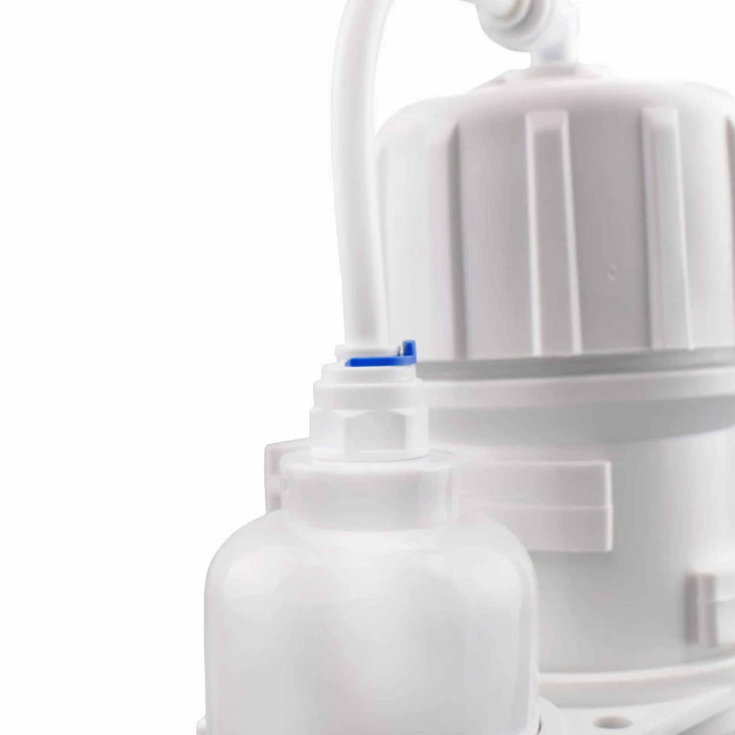 AQPET OSMOSY4 mpianto Osmosi 4 Stadi con Resina per Produzione di Acqua osmotica per Acquario - Membrana da 50 Galloni (190 Litri) / Giorno per Acquari, Bianco