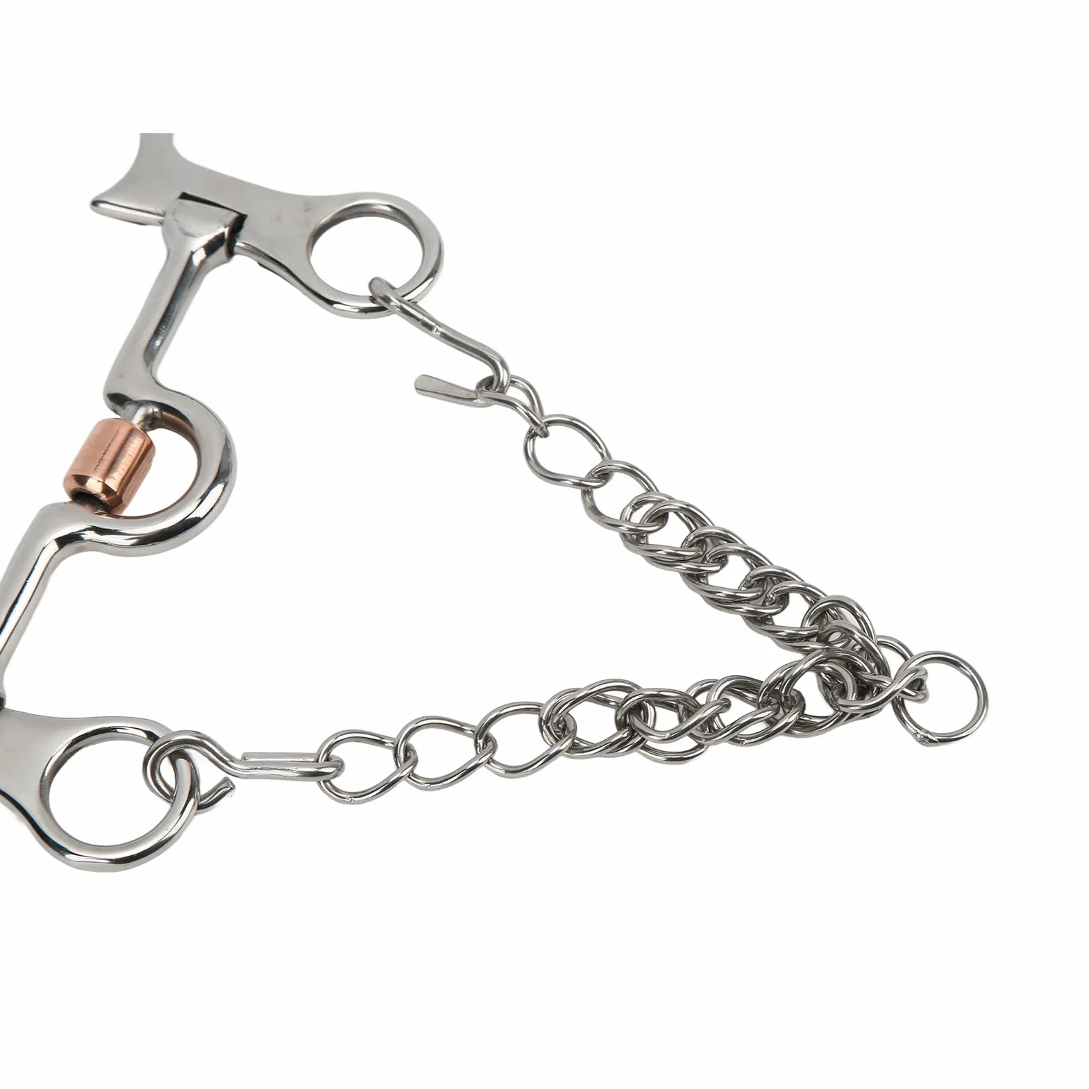 Morso per Cavallo Pelham, Morso Pelham dal Design Raffinato in Rame per Prestazioni Equestri per l'equitazione