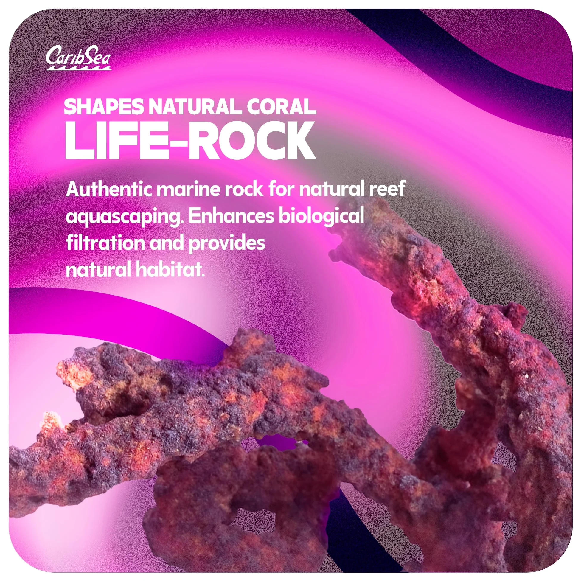 Caribsea Liferock Forme, 9,1 Kilogram