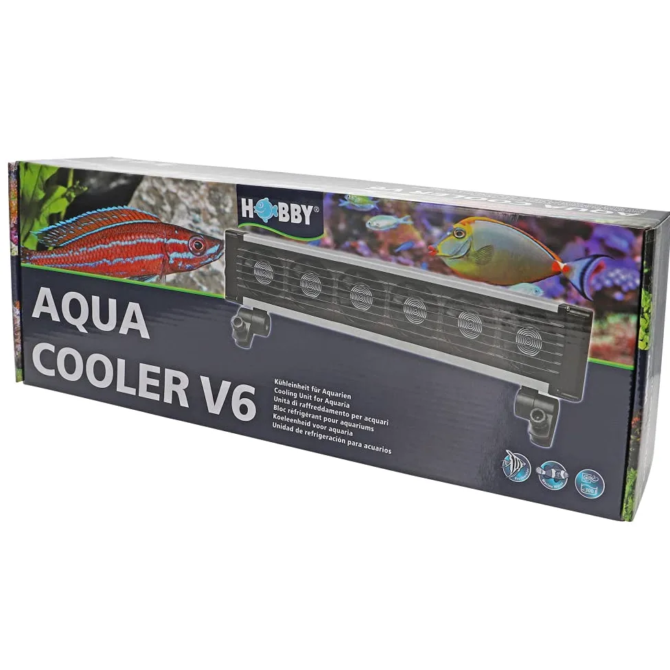 Hobby 10955 Aqua Cooler V6 - unità di Raffreddamento per acquari, con 6 ventole