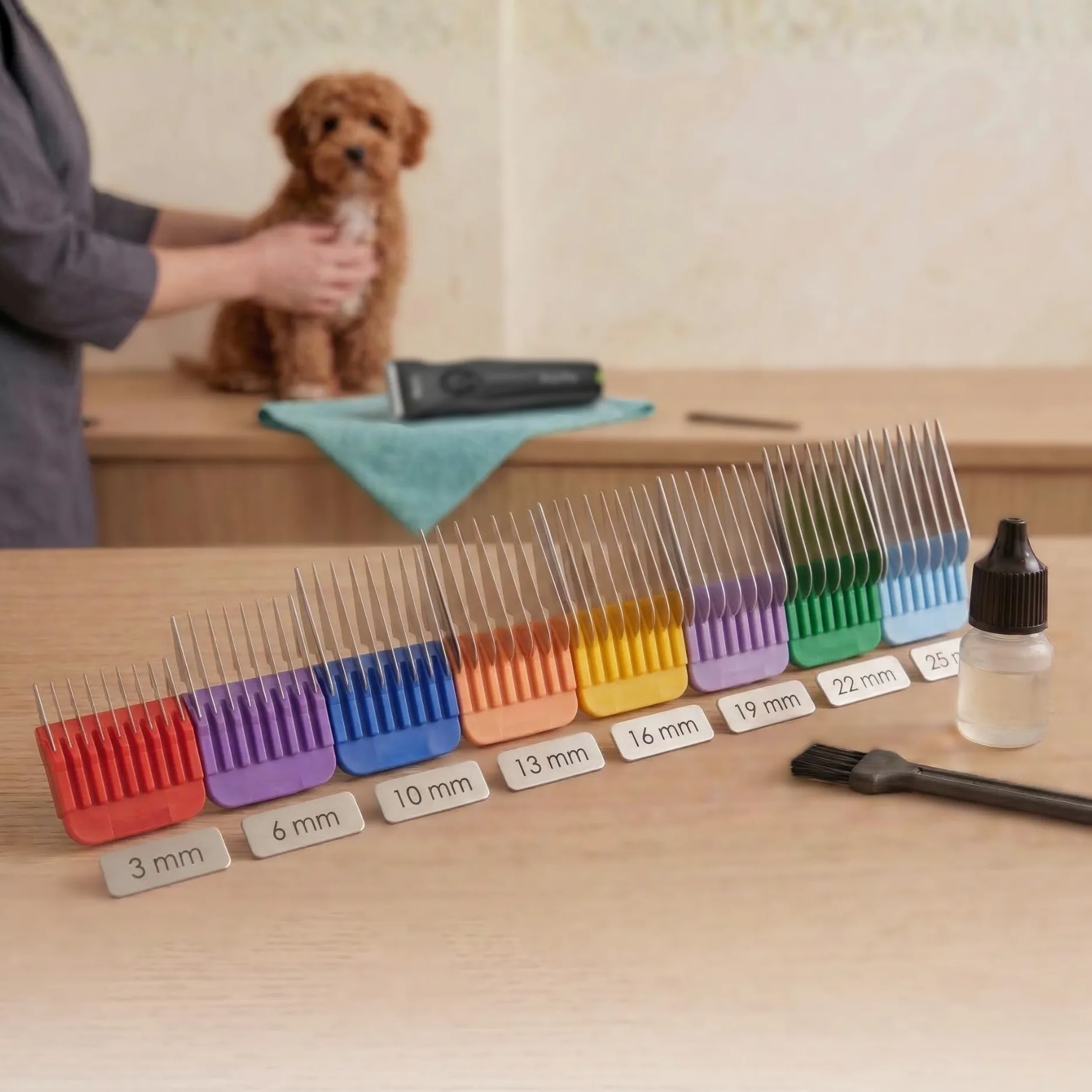 Agrarzone Edition Wahl Moser Arco Pro tosatrice cani e gatti - 2 batterie, Set rialzi, Leggera, Silenziosa, Potente - Made in Germany