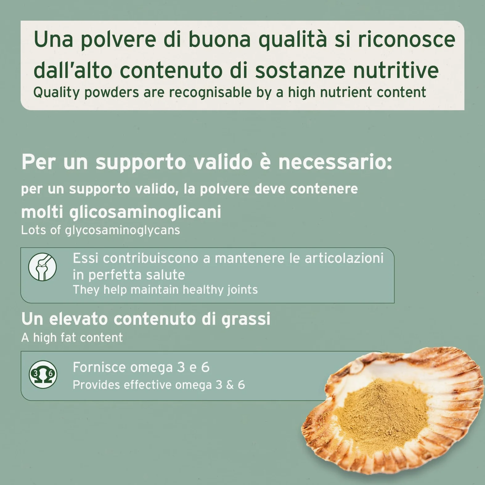 AniForte Polvere di cozze dalle Labbra Verdi per Cani e Gatti 250g – Integratori naturali in qualità di Grasso Completo, glicosaminoglicani, supporta le funzioni articolari
