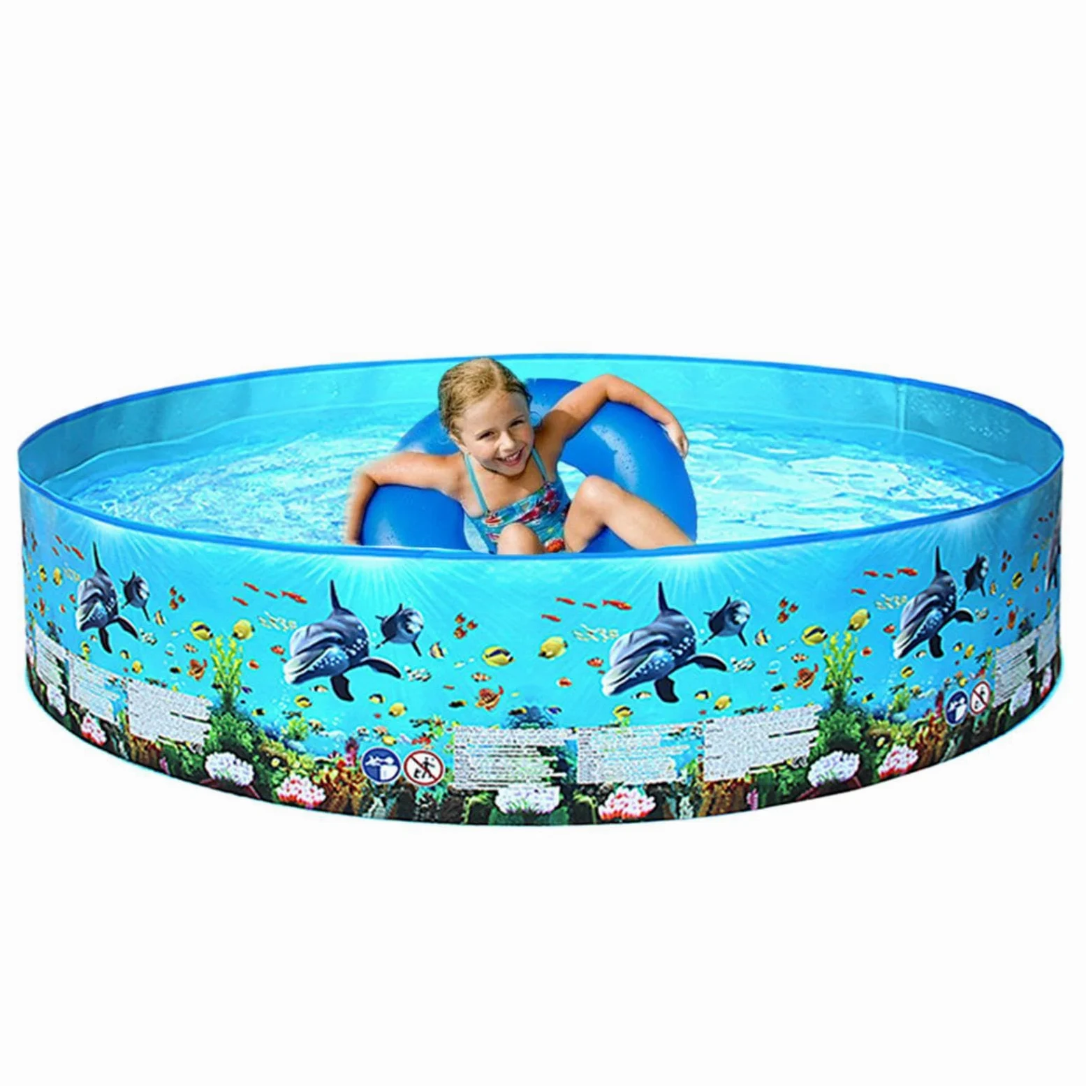 Piscina Rigida E Pieghevole Bacino Da Bagno All'aperto Non Gonfiabile | Piscina Di Acqua Per Animali Adulti Estate Giardino Giardino Posteriore Giardino Prato E Terrazza