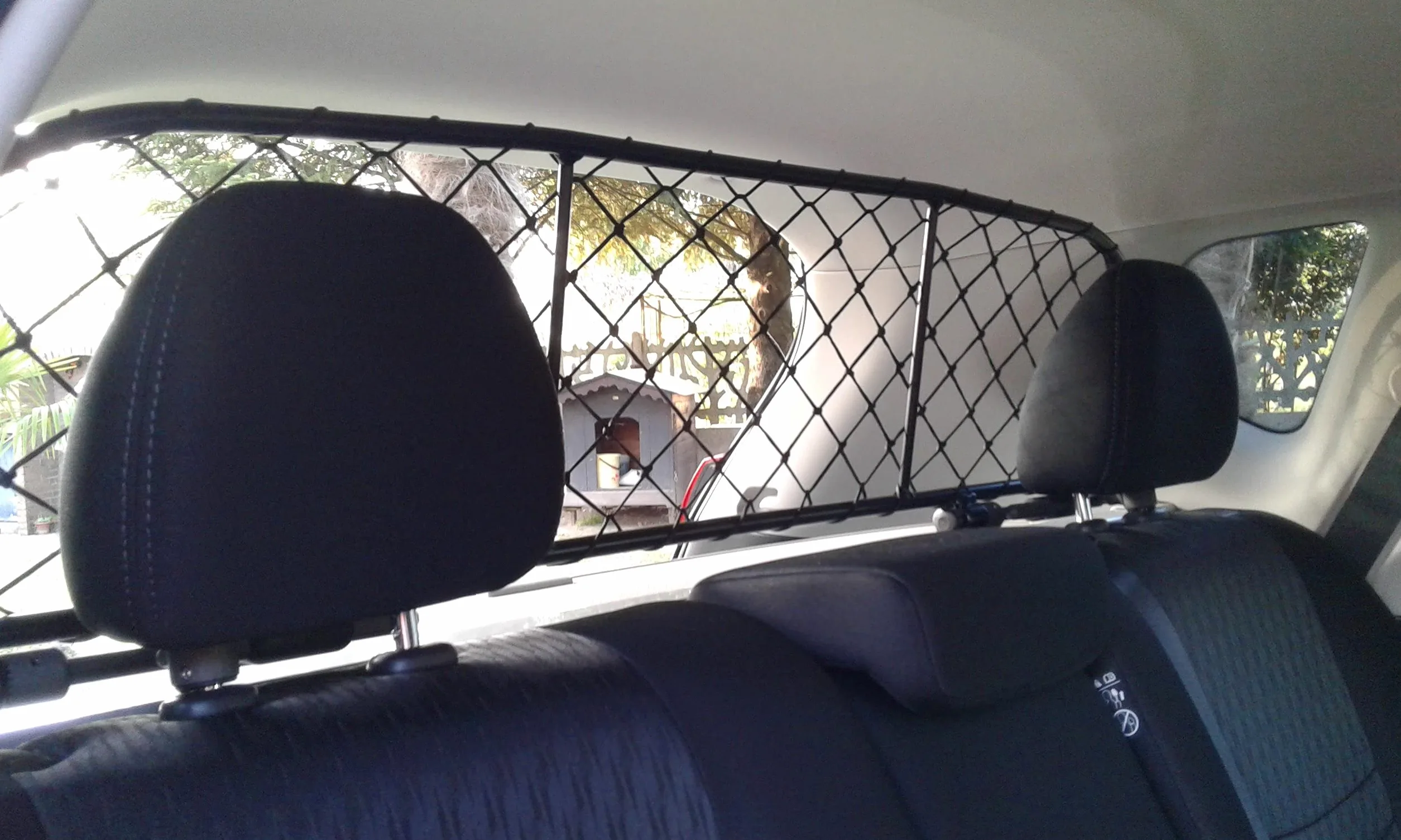 ERGOTECH Divisorio Griglia Rete Divisoria per Nissan X-Trail (dal 2014 al 2022), RDA65-S8, per Trasporto Cani e Bagagli