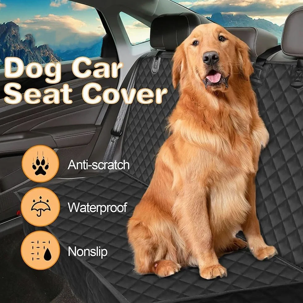 Coprisedile Auto per Cani Telo per Skoda Fabia Monte Carlo,Telo Cane Auto sedili Posteriori Antiscivolo Impermeabile Posteriore Auto Animali Domestici