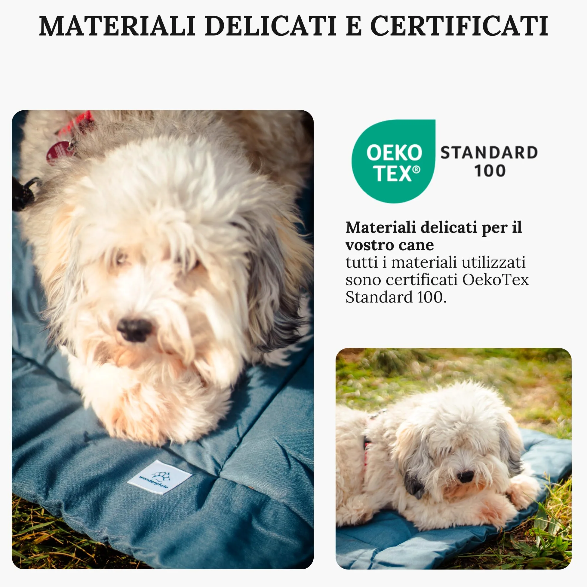 Tappetino per cani da viaggio, arrotolabile (Marrone, M)