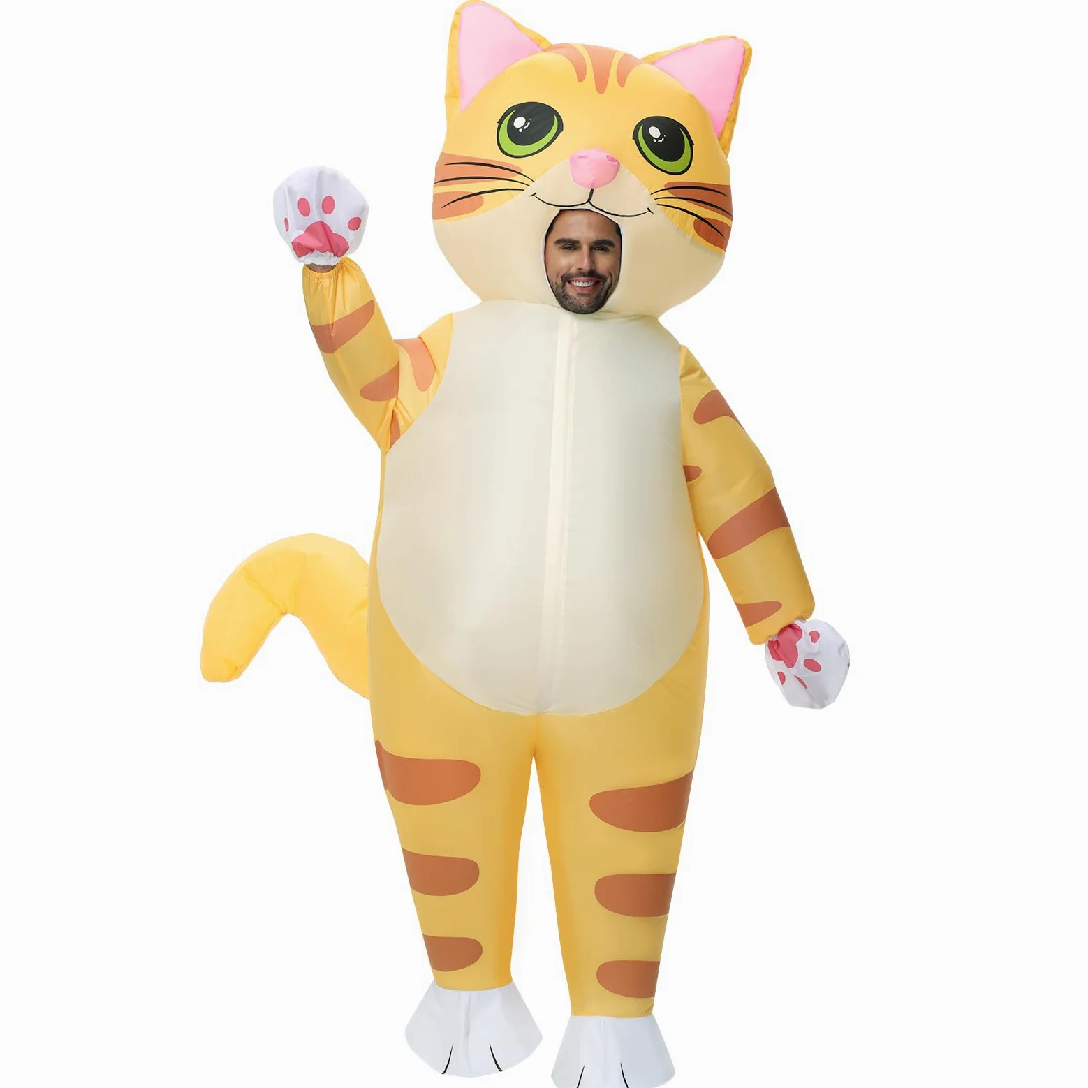 Spinosaurus Costume gonfiabile da gatto per adulti, costume natalizio gonfiabile per Halloween e Ringraziamento, costume da animale per donne e uomini