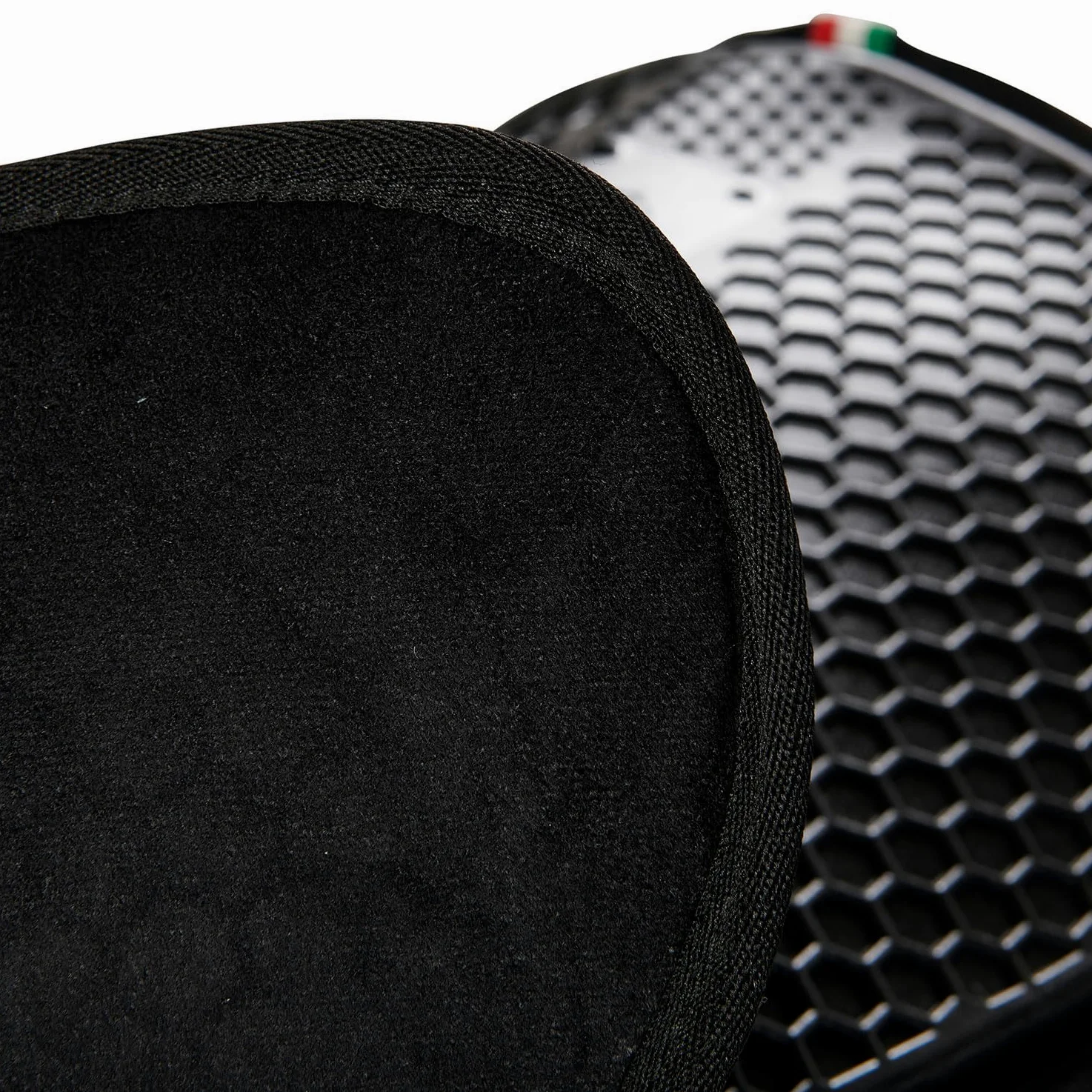 ACAVALLO SALVAGARRESE FREE HEXA GEL 1/2 PAD E ALZATA ANTERIORE CON MICROPILE CAVALLO EQUITAZIONE ALZAPALETTA (NERO)