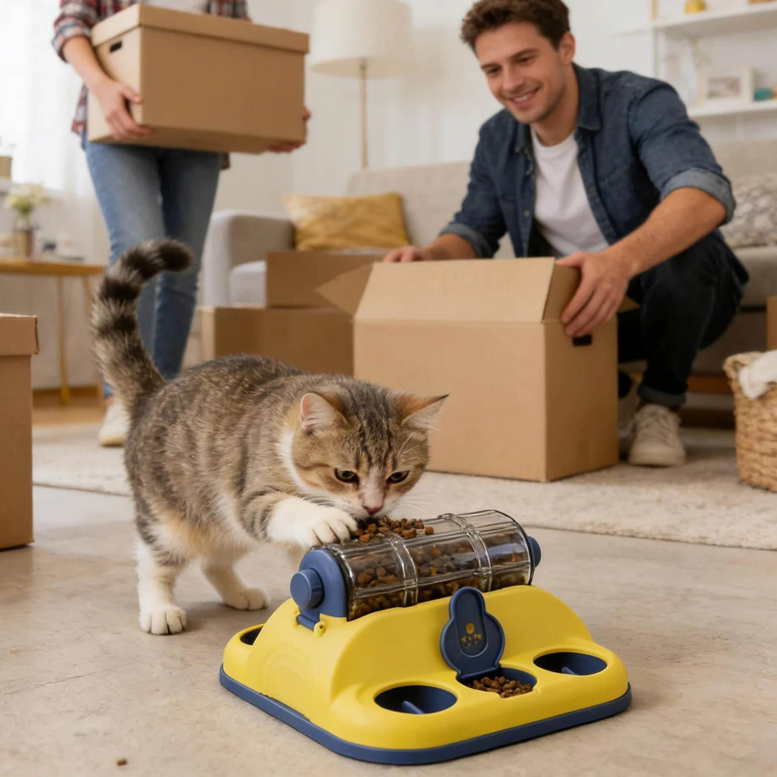 Puzzle per Cani Giochi Mentali Divertenti A | Giocattoli Interattivi Per Cani Con Dispensatore Di Cibo Per Stimolazione Mentale e Addestramento per Cuccioli Gatti e