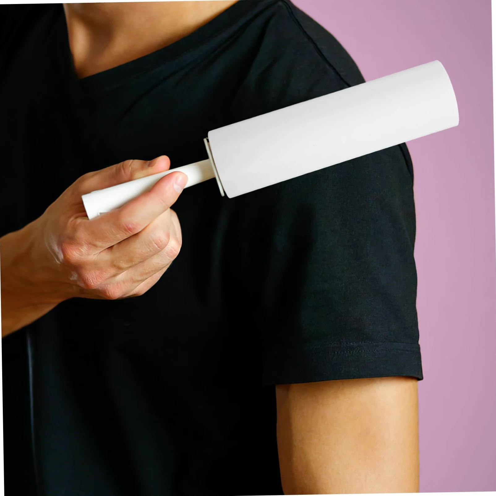 Ricariche Rullo Leva Pelucchi Bianco 10 Pezzi Carta 50 Fogli | Adesivo Extra, Riutilizzabile, per Mobili e Sedili Auto, 38mm Interno, 16cm