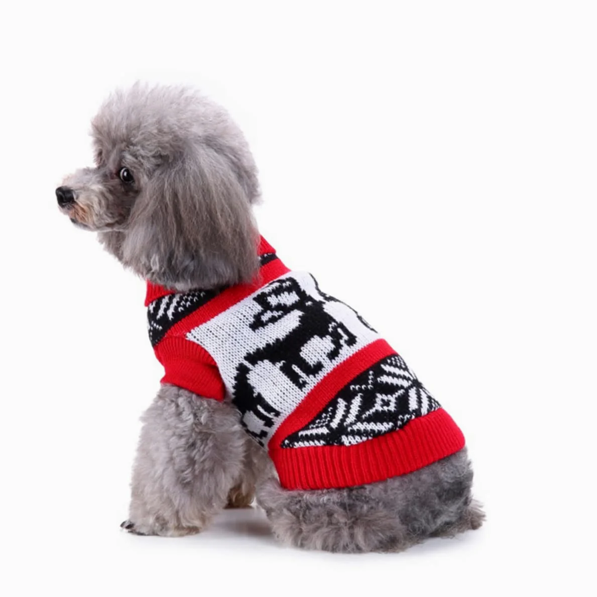 SUPVOX 3 Pezzi Maglione A Collo Alto per Animali Domestici Vestiti per Cuccioli di Natale Maglione per Animali Domestici Maglione Lavorato A Maglia per Animali Domestici Abbigliamento