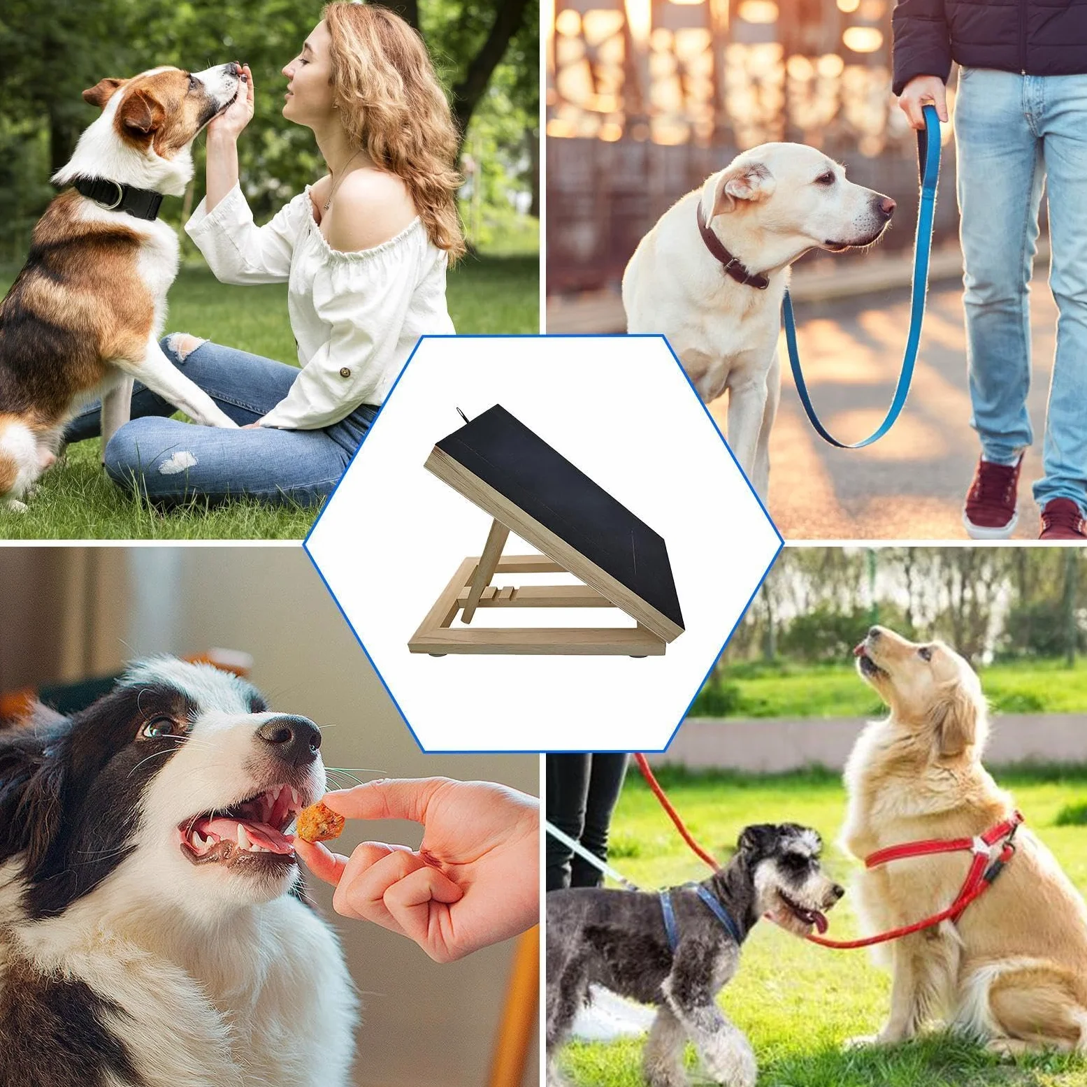 Tavola per Limare Unghie Cane con Dispenser di Snack in Legno | Cuscinetto Limatura Unghie per Cani per Cuccioli e Cani Piccoli Grandi per Interni Esterni Balcone Casa Protezione Mobili
