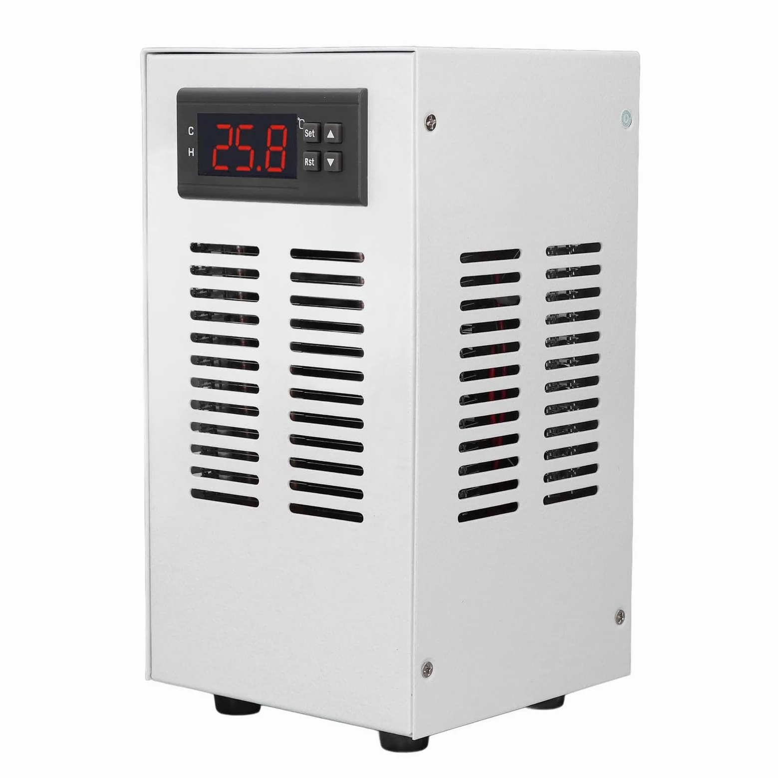 Refrigeratore per Acquario 72 W, Refrigeratore D'Acqua Silenzioso 20 L 3 L/min, Compressore di Refrigerazione per Acqua di Mare e Acqua Dolce, di Raffreddamento per (Spina