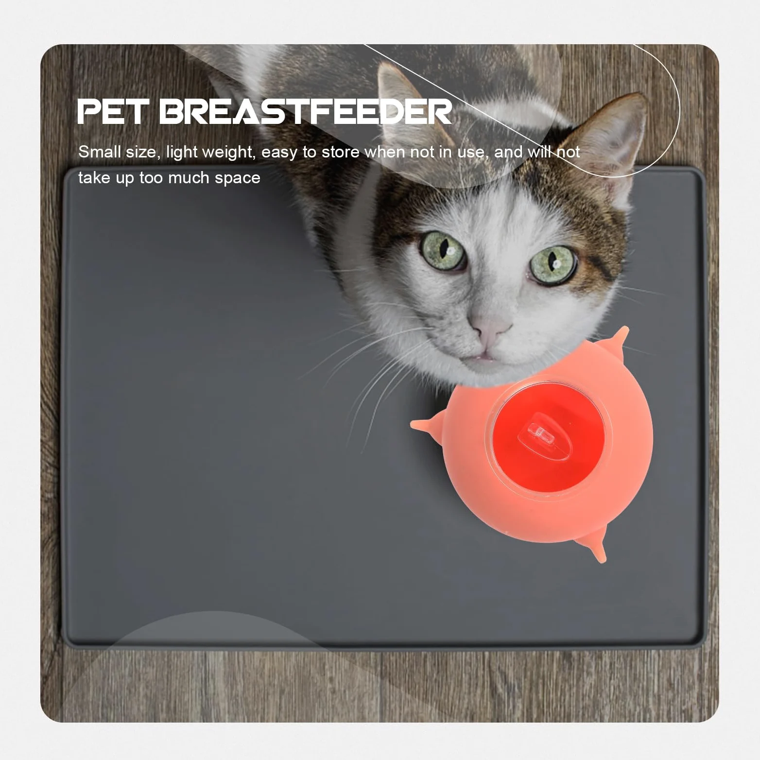 Lurrose Biberon in Silicone Riutilizzabile e Leggero per Piccoli Animali Domestici, per L'alimentazione e L'addestramento dei Cuccioli Rosa
