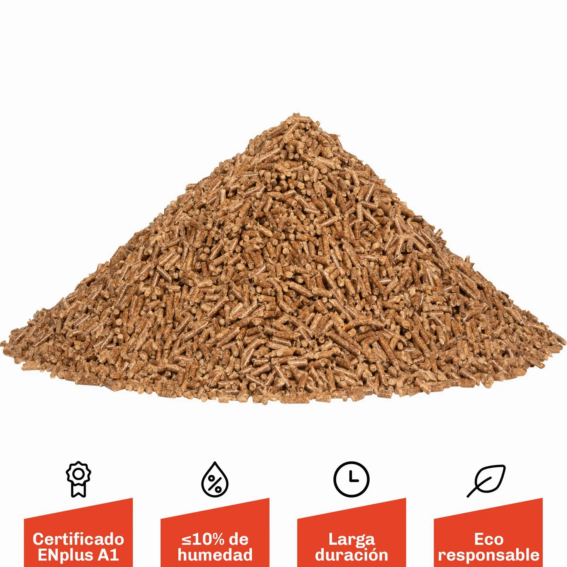Pellet per stufa, 15 kg x 3 sacchetti in legno riciclato e biomassa per letto di conigli, gatti e altri animali