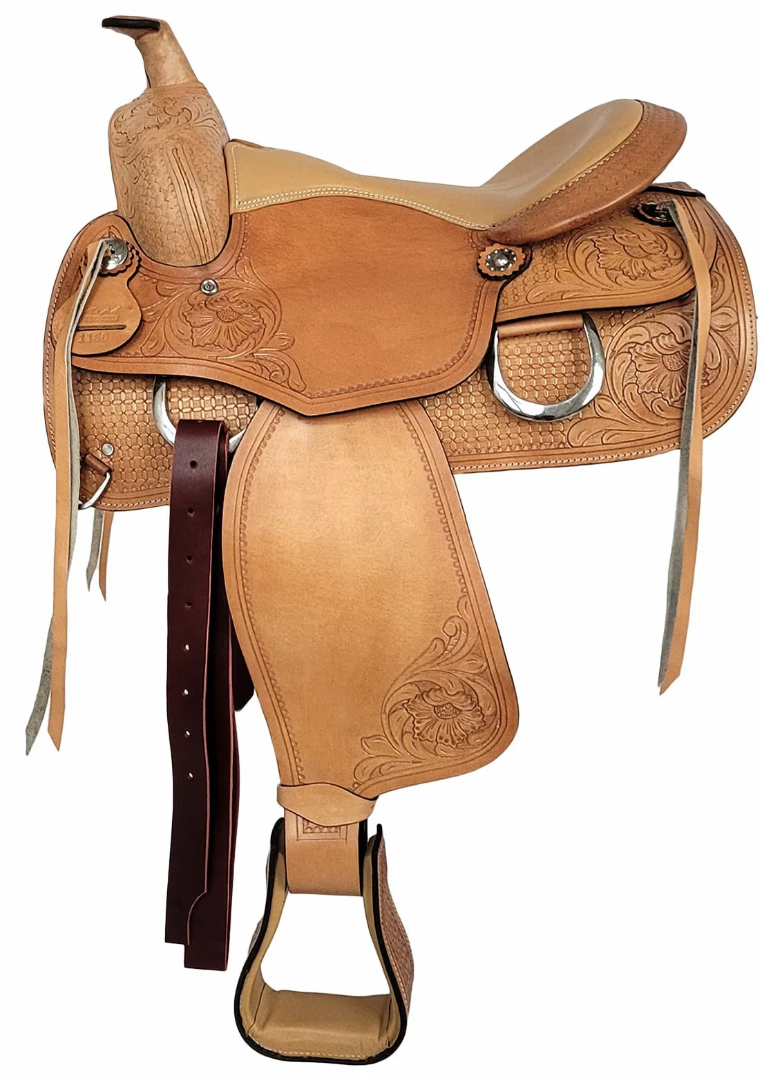 A&M Reitsport Sella Western Denver in pelle di bufalo di alta qualità