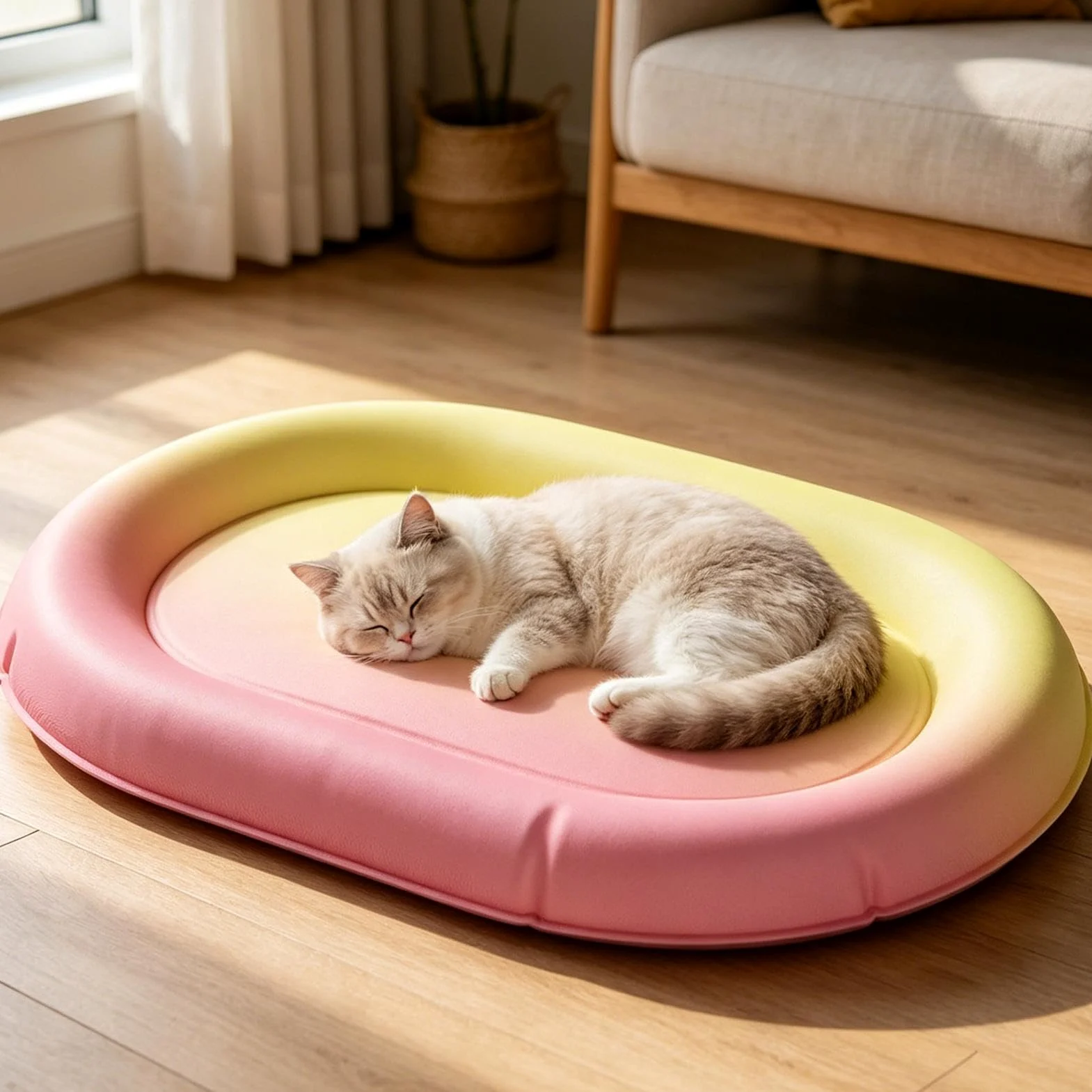 Tappetino Rinfrescante Per Gatti Cuccia Raffreddata Antigraffio per Gatti | Tappetino Rinfrescante Animali Resistente All'Acqua Interni E Esterni Patio Casa Auto Viaggio Canile Gabbia