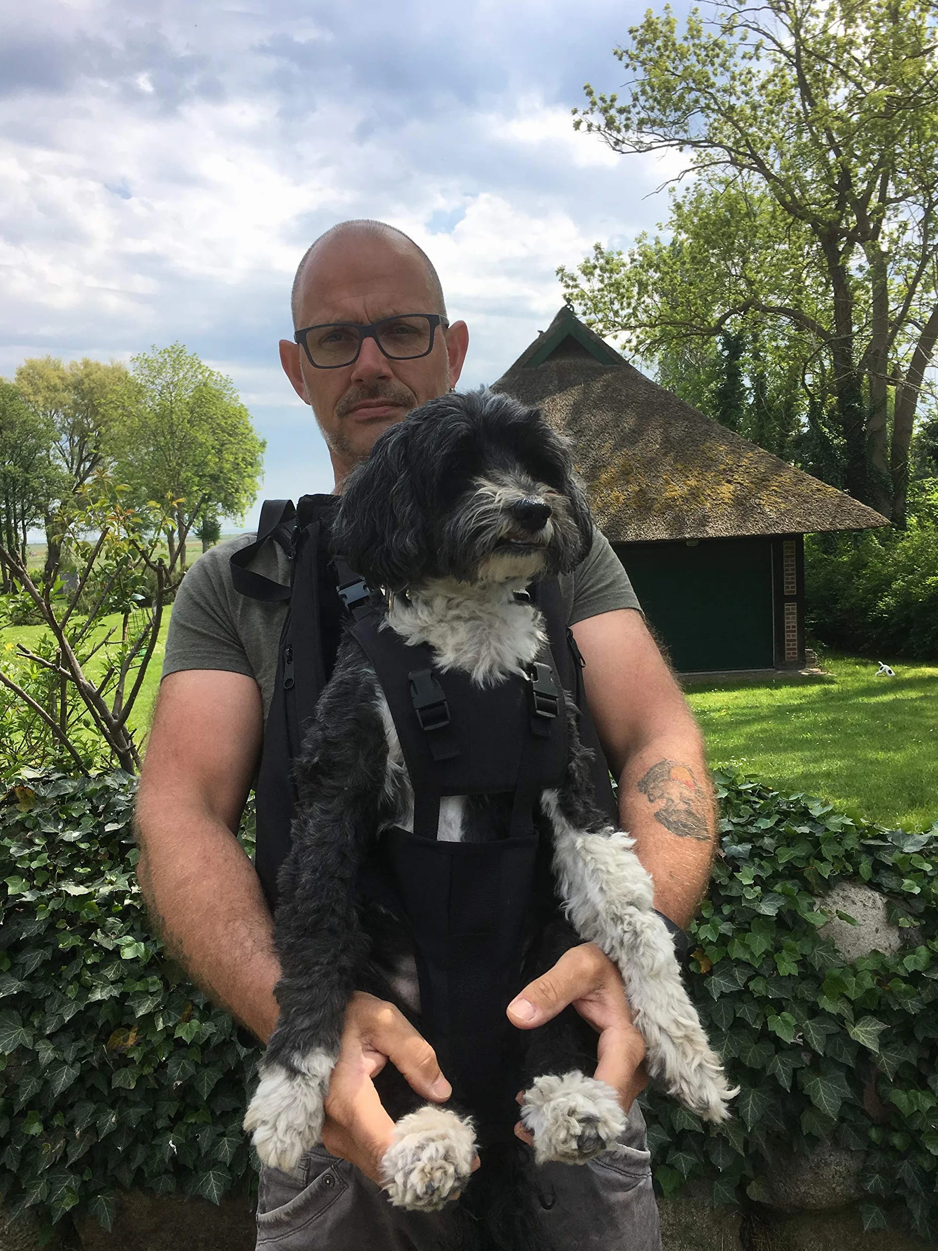PREMIUM Zaino per Cani Sacchetto del Cane Borsa da Trasporto per Cani 15-30