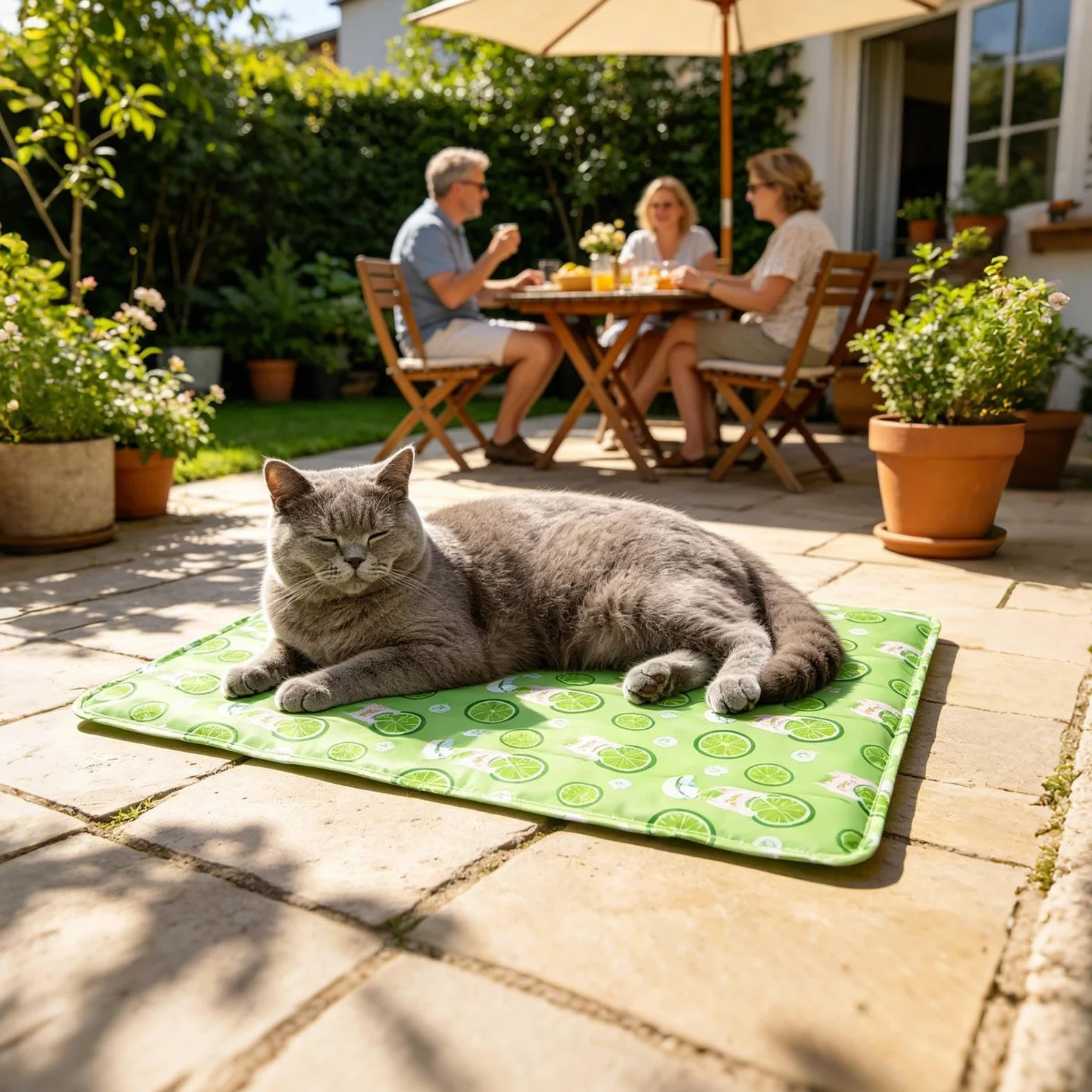 Tappetino Rinfrescante Cani Materassino Pieghevole Riutilizzabile | Tappetino Rinfrescante per Gatti e Coperta Riposo per Viaggi in Auto Spiaggia Balcone