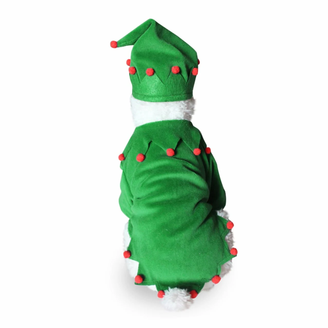 HMJGDHX 2 Set Costume da Animale Domestico di Natale Animale Domestico Mantello Natalizio Accessori per Cuccioli di Cane Costume Cosplay Vestiti da Festa Panno per Cani Abiti da Festa Design Adorabile