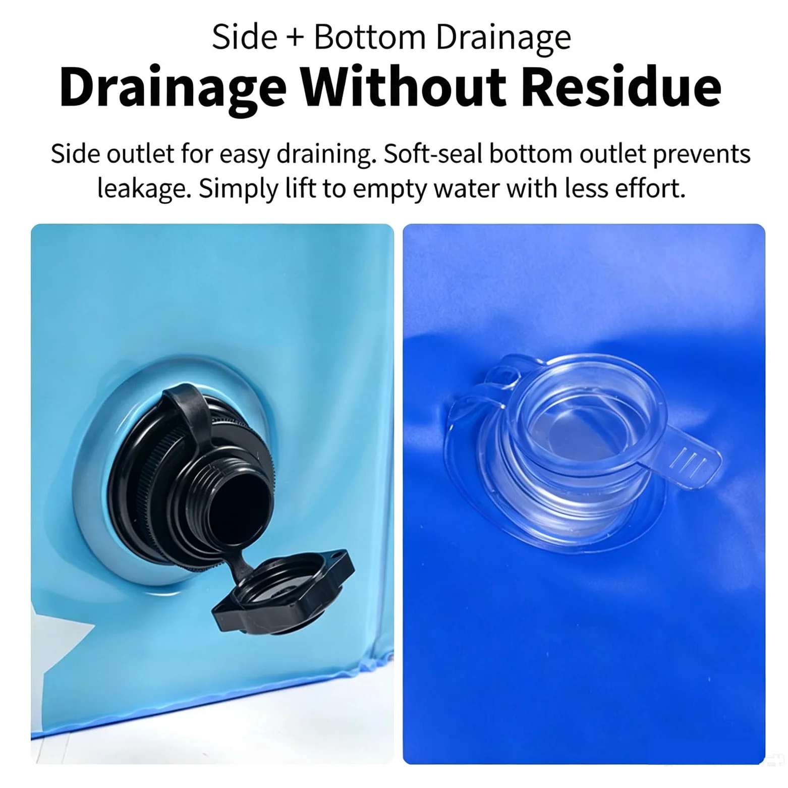 Piscina per Cani 120 x 30cm Vasca per Cani Pieghevole Senza gonfiare in PVC Vasca Rigida e Rotonda con Scarico Antiscivolo Vasca Portatile Interattiva per Cani Gatti Cuccioli Animali