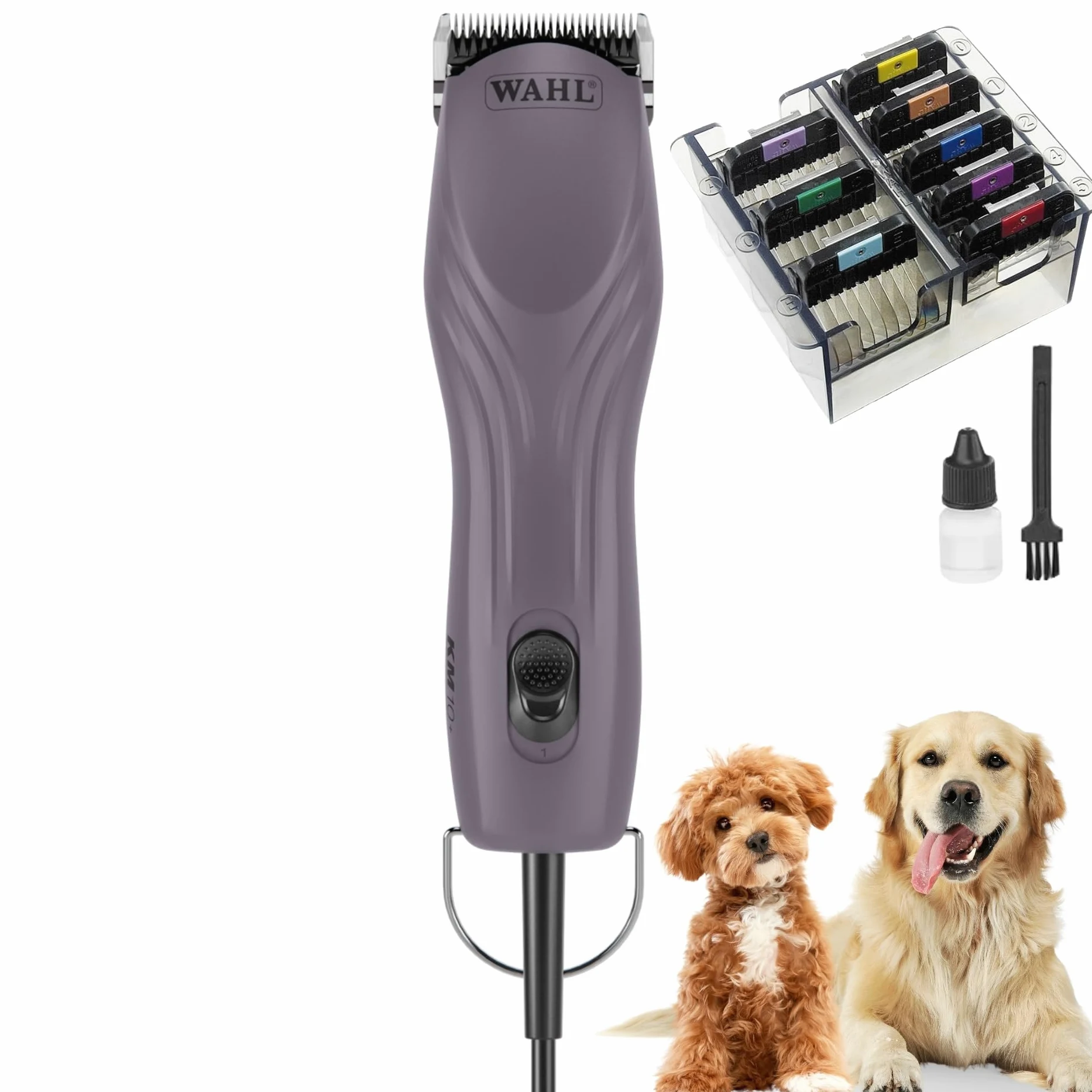 Agrarzone Edition Wahl KM10+ tosatrice professionale per cani e gatti - Silenziosa, Potente, con set di rilievi - Ideale per toelettatori e veterinari