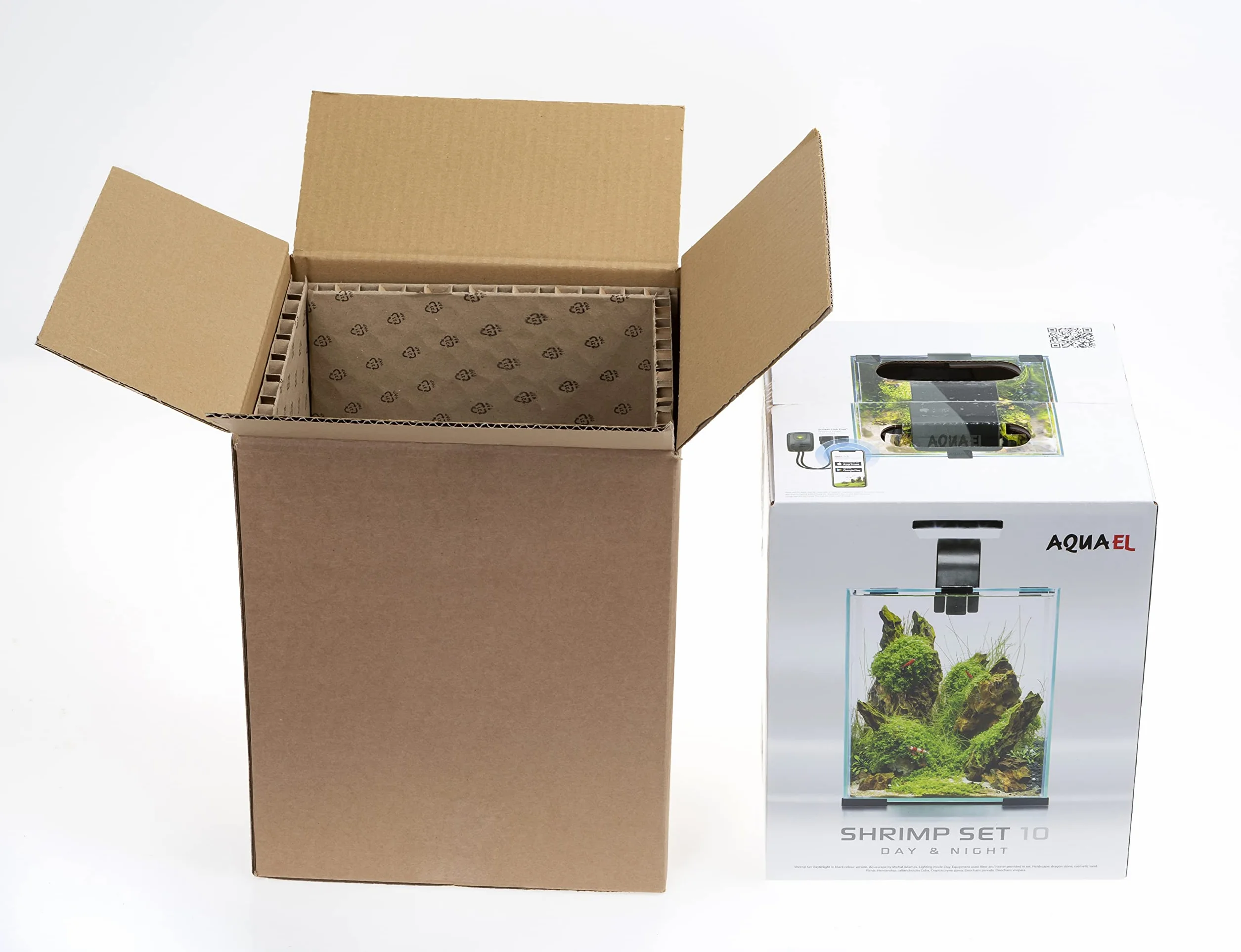Aquael Shrimp Set SMART D&N 10 nero ECOM