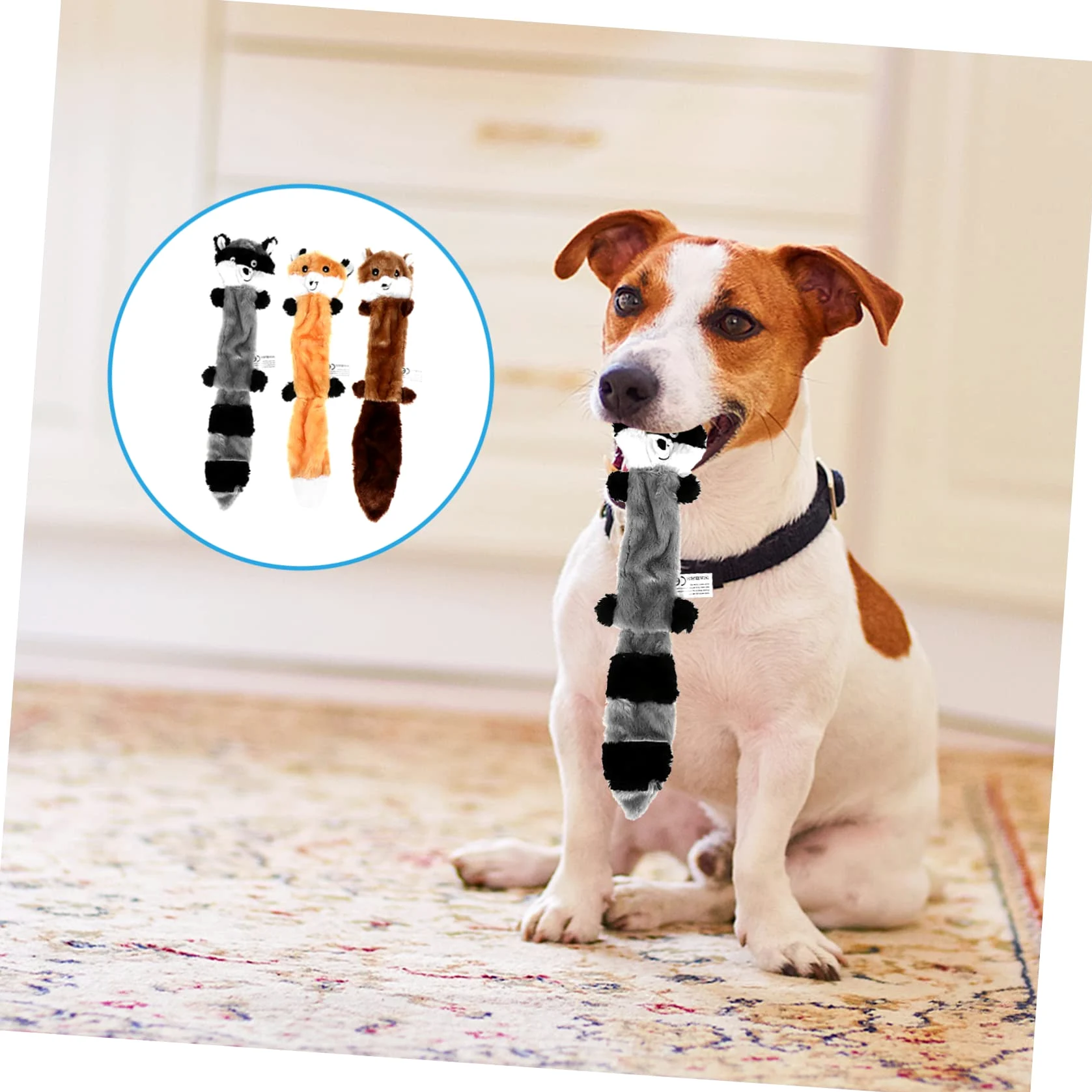 INOOMP 9pezzi Giocattoli Chew Per Imbottitura Giocattoli Squeaky Per Resistenti e Interattivi Per La Noia e Del