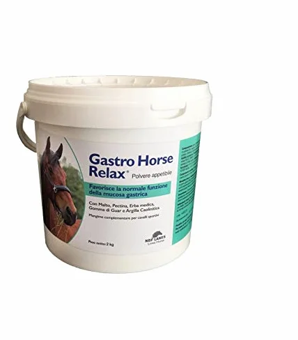 NBF Lanes | Gastro Horse Relax - Supporto per la Mucosa Gastrica con Pectina, Gomma di Guar e Argilla Caolinitica