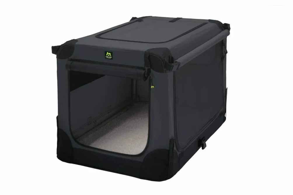 Maelson Soft Kennel - Contenitore per Cani, Colore: Antracite, 72 x 51 x 51 cm