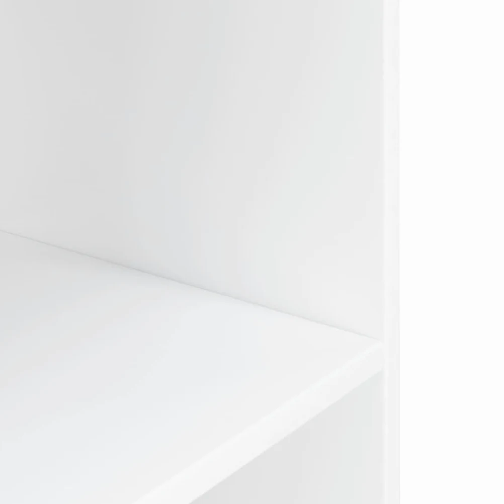 Supporto per acquario, bianco, 75 x 36 x 72,5 cm, in legno, stabile armadietto per acquario con scomparti aperti per riporre mangime per pesci e accessori, design sottile per soggiorno