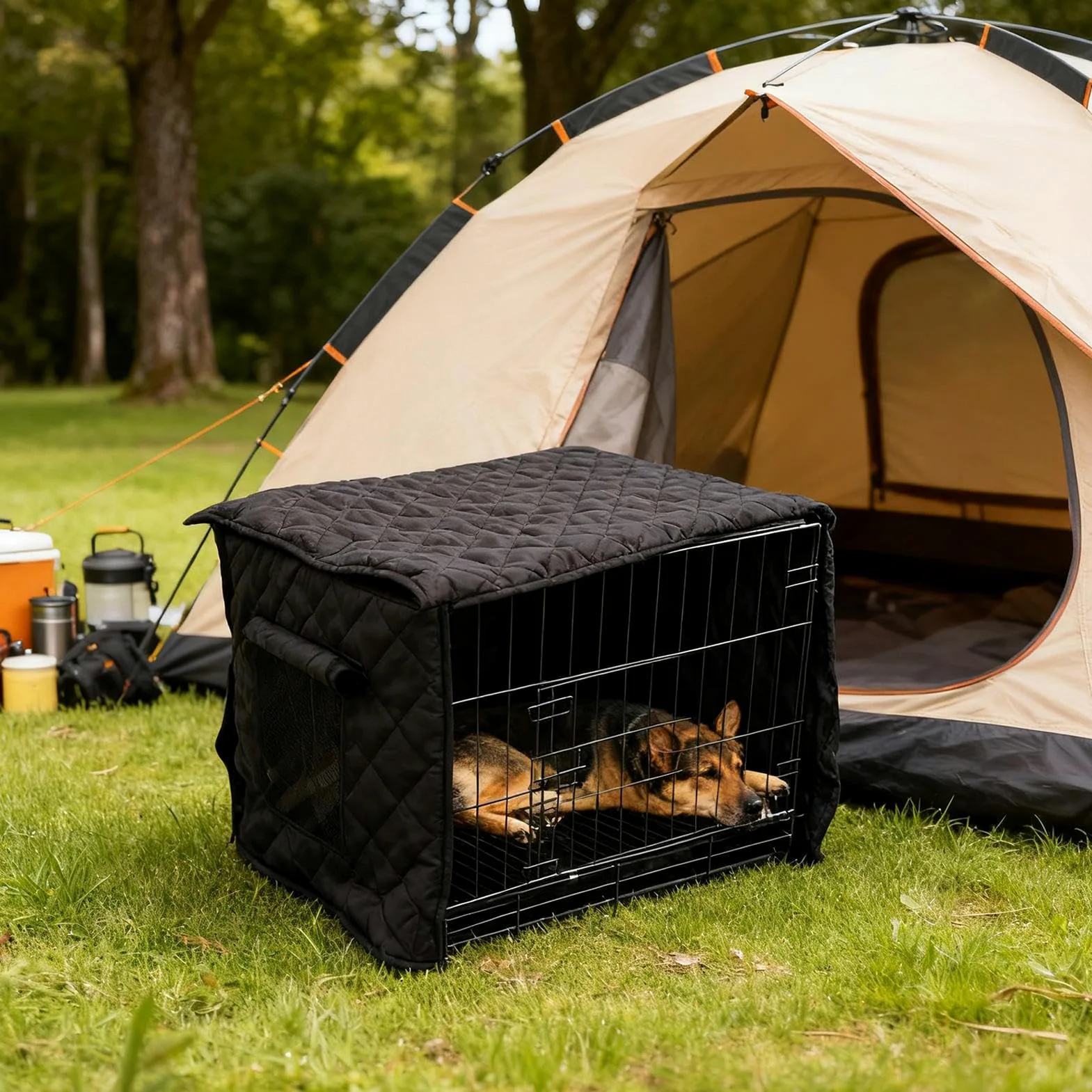 Copertura Per Cuccia Per Cani Da Esterno Ombreggiatura Traspirante Per | Copertura Impermeabile Per La Cuccia Da Esterno Per L Inverno All Aperto Il Patio Il Campeggio La Casa E Il Cucciolo
