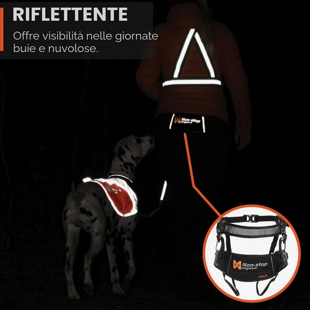 Non-stop dogwear Tenda CANIX, 123X, massima sicurezza, peso minimo, taglia: M
