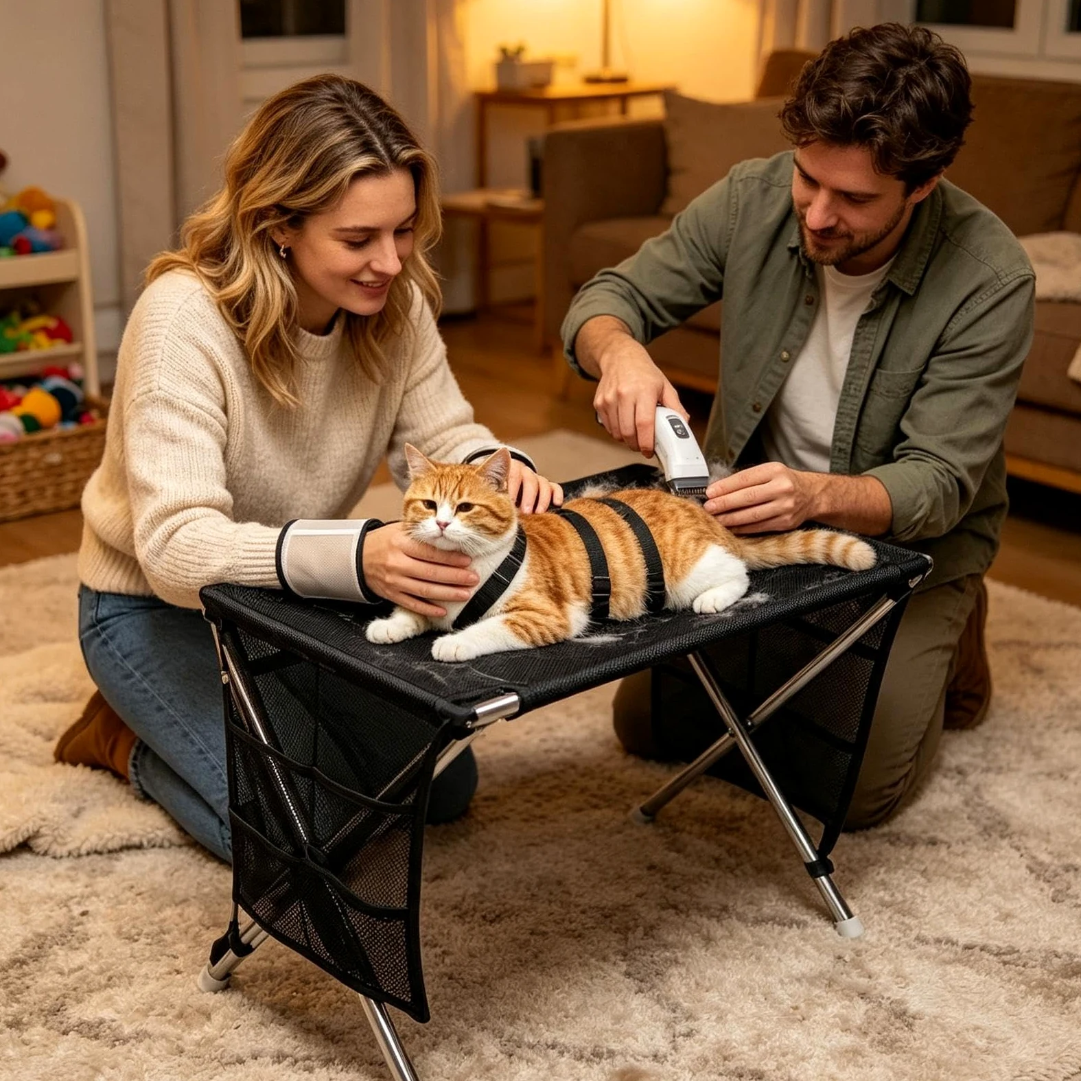 Tavolo Da Toelettatura Per Cani Di Supporto Traspirante Rimovibile | Amaca Toelettatura Gatto Cuccioli Gatti Anziani Bagno Lavaggio Taglio Tosatura Spazzolatura Salone