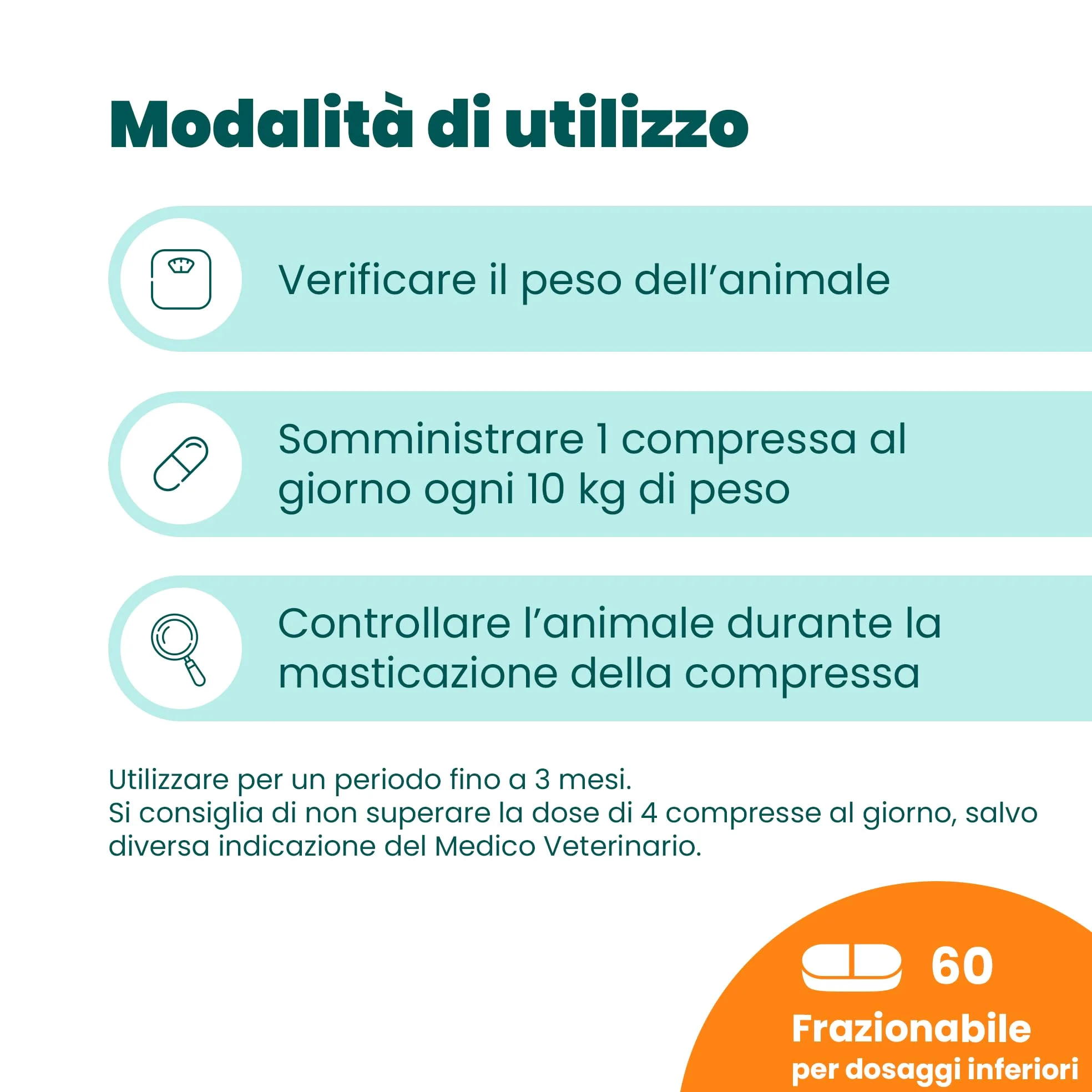 CAMON | Artosalus Compresse, Alimento Complementare per Cani e Gatti per il Supporto delle Articolazioni, 60 cpr