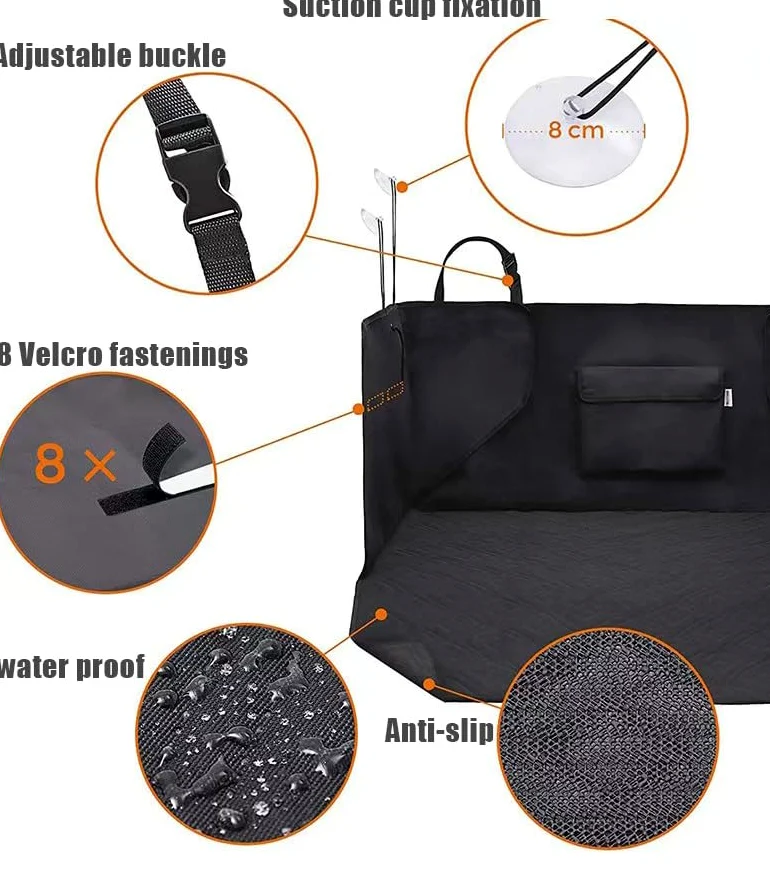 Telo Auto per Cani per Skoda Rapid Kamiq Kodiaq GT, Tappetino Impermeabile per Cane nel Bagagliaio Auto – Antiscivolo, Resistente Ai Graffi, Facile da Pulire