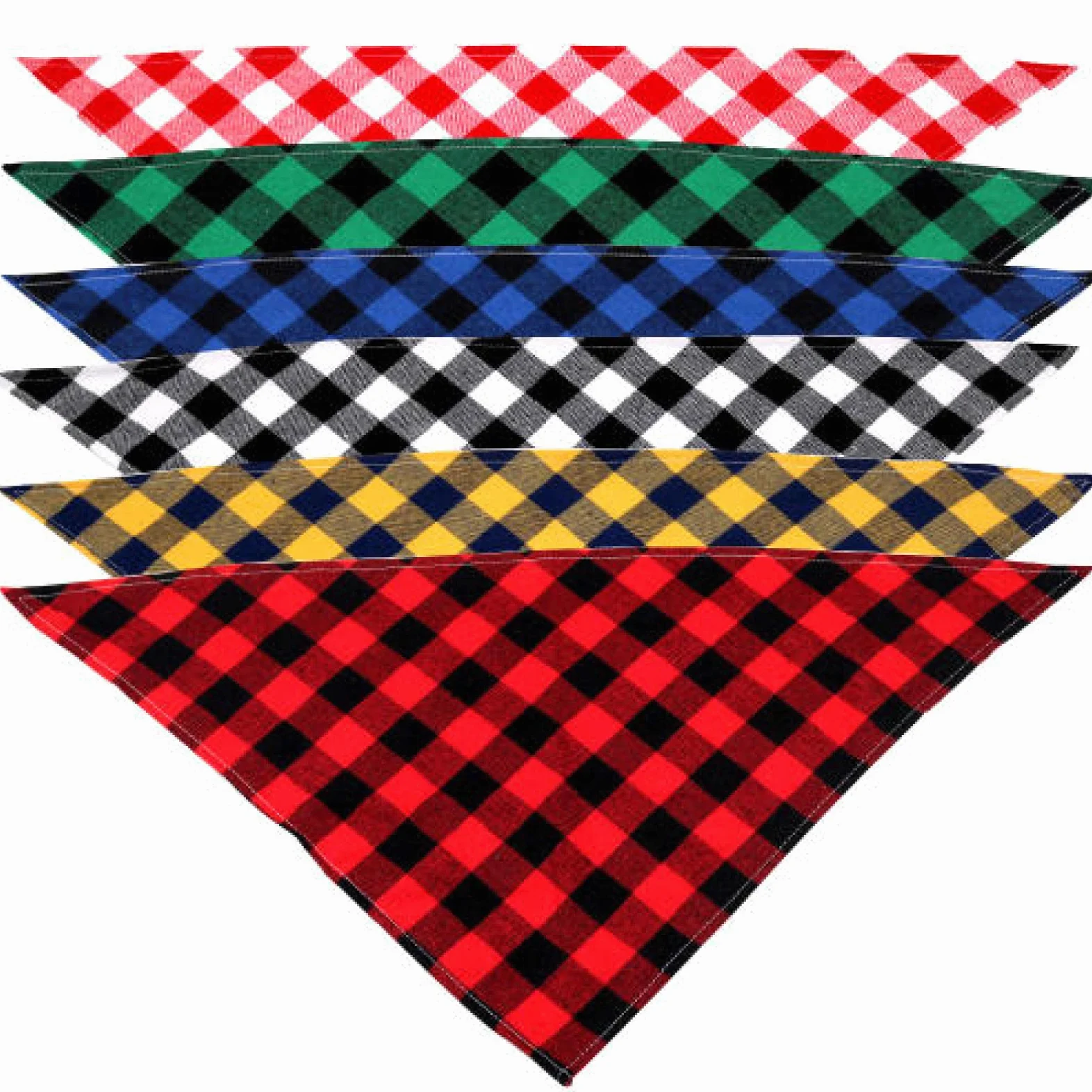Bandane Per Cani Bandane Per Cani Cotone Lavabile Cane Dell'animale Domestico Bandana Sciarpa Cane di Piccola Taglia Cucciolo Gatto Bavaglini Grande Cane Grooming Prodotti 5 Pz F 70X48X48Cm